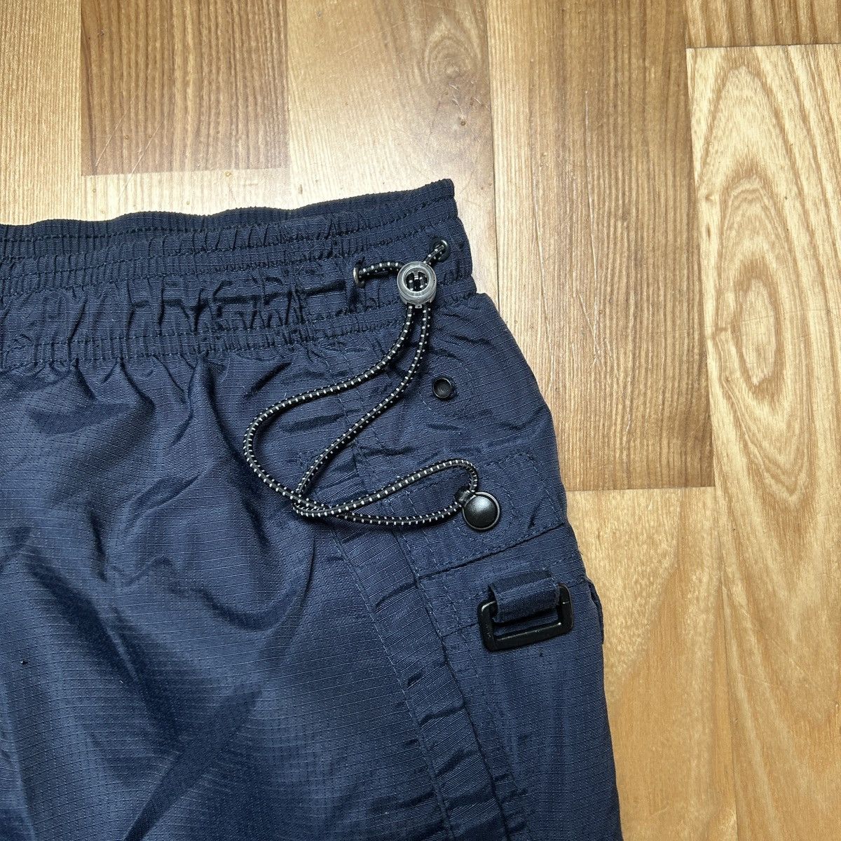 Nike × Vintage Vintage Nike trackpants nylon baggy y2k navy Size US 32 / EU 48 - 5 Thumbnail