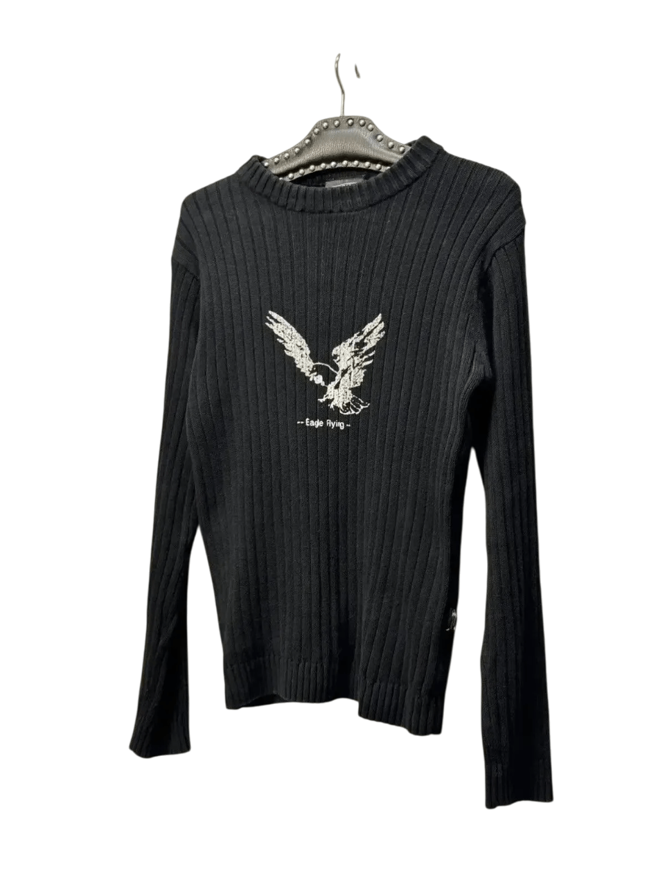 14th Addiction Vintage Y2K Distressed Striped Sweater Faded knit Y2K Effect Size US M / EU 48-50 / 2 - 1 Thumbnail