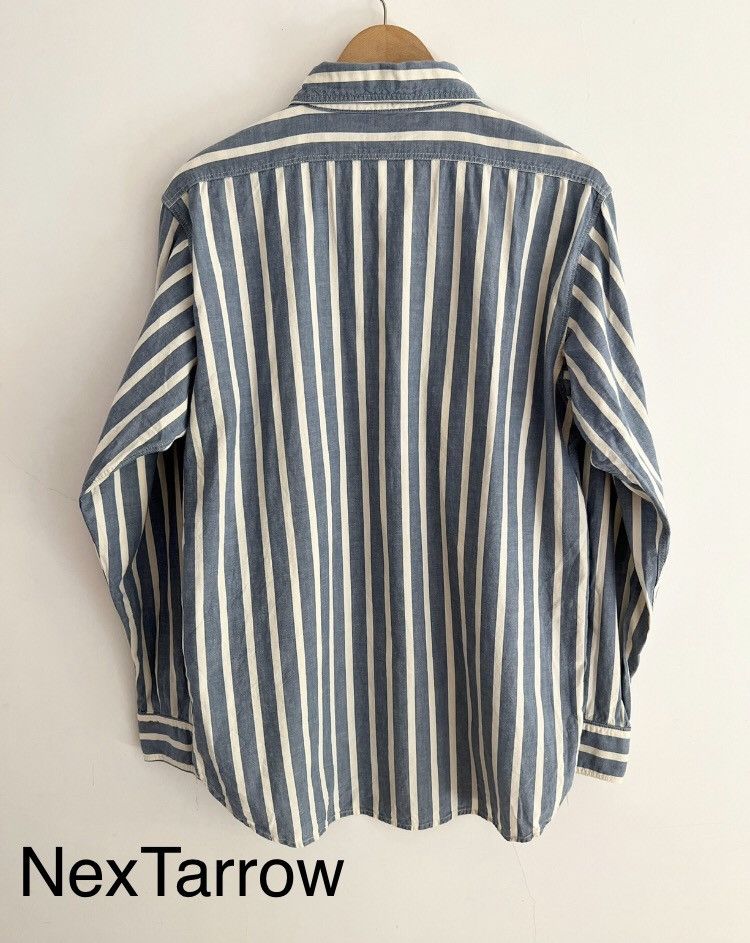 Kapital Kapital Hirata Kazuhiro Nissan washed pullover striped polo Size US L / EU 52-54 / 3 - 2 Thumbnail