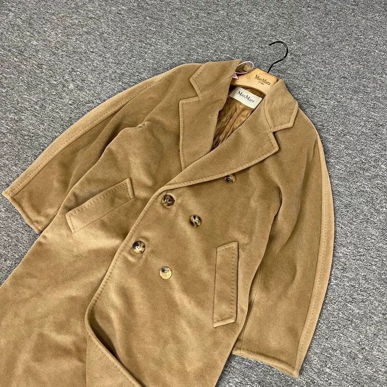 Max Mara Max Mara Classic 101801 Camel Coat Size S / US 4 / IT 40 - 3 Thumbnail