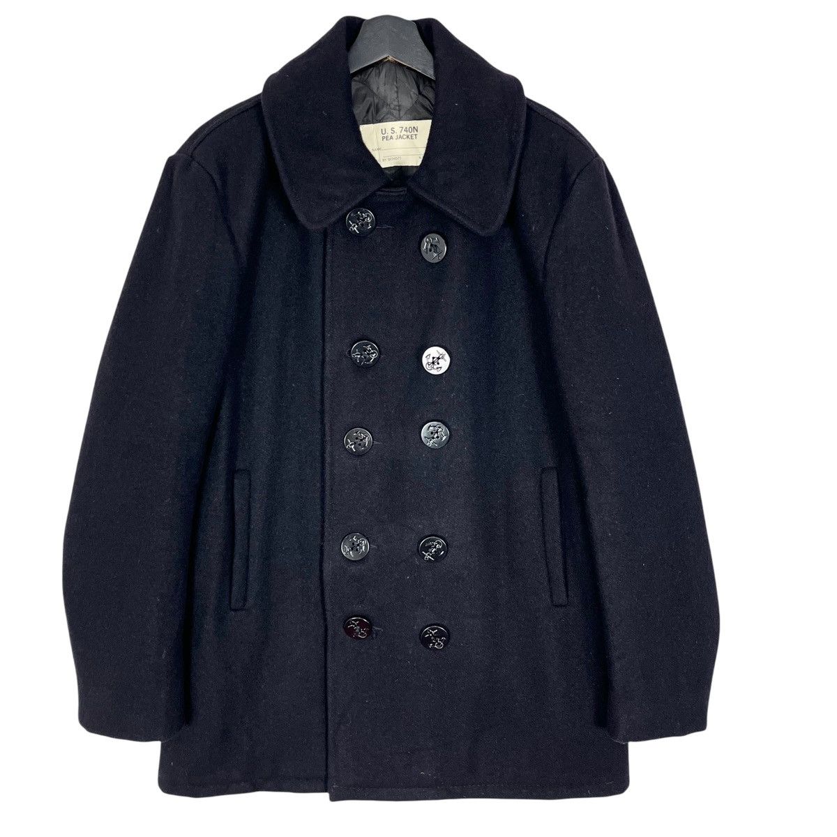 Schott MFG by Schott US740N Pea Jacket Coat Size US XXS / EU 40 - 1 Thumbnail