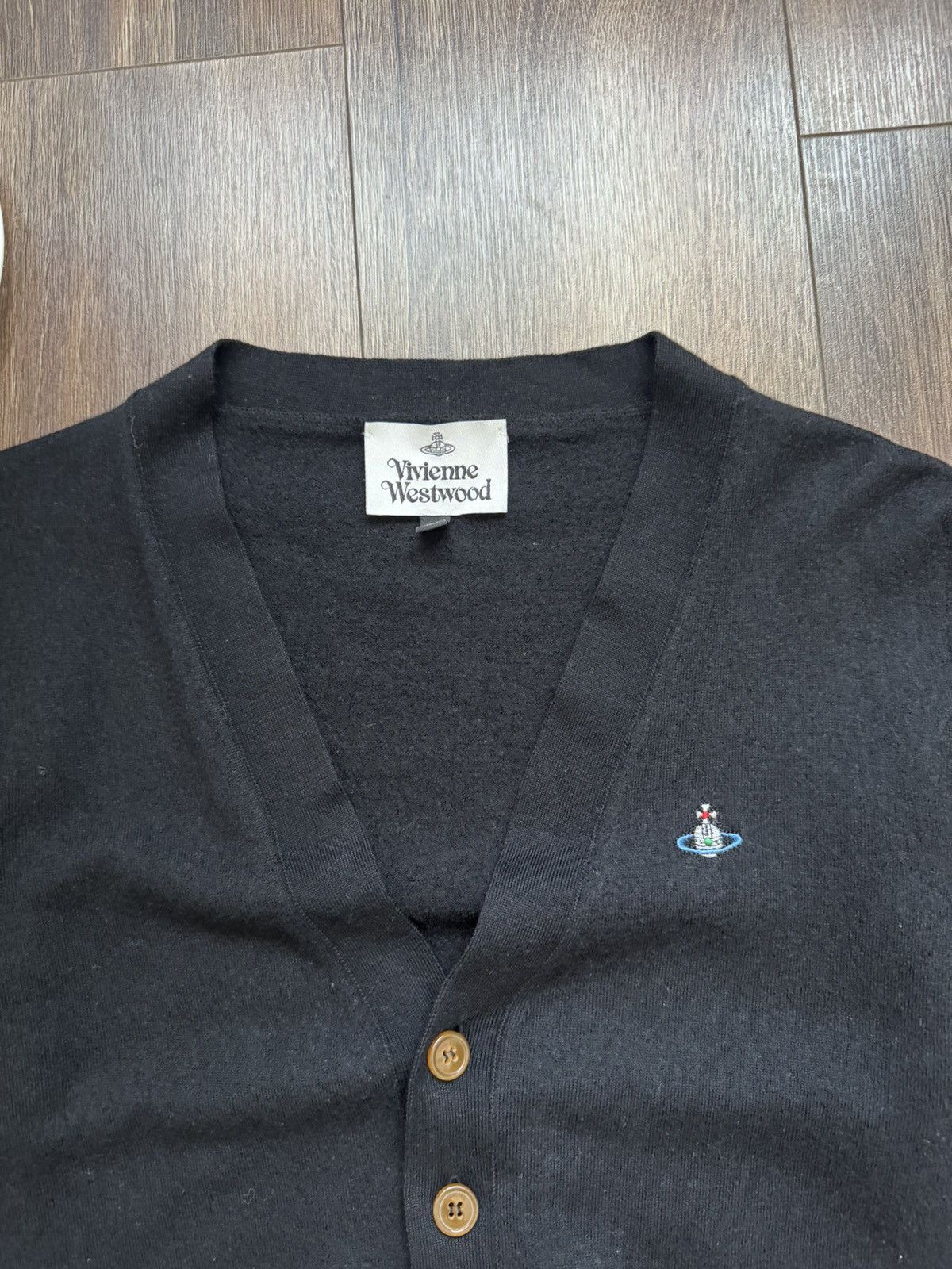 Vivienne Westwood Vivienne Westwood black wool cardigan Size US S / EU 44-46 / 1 - 3 Thumbnail
