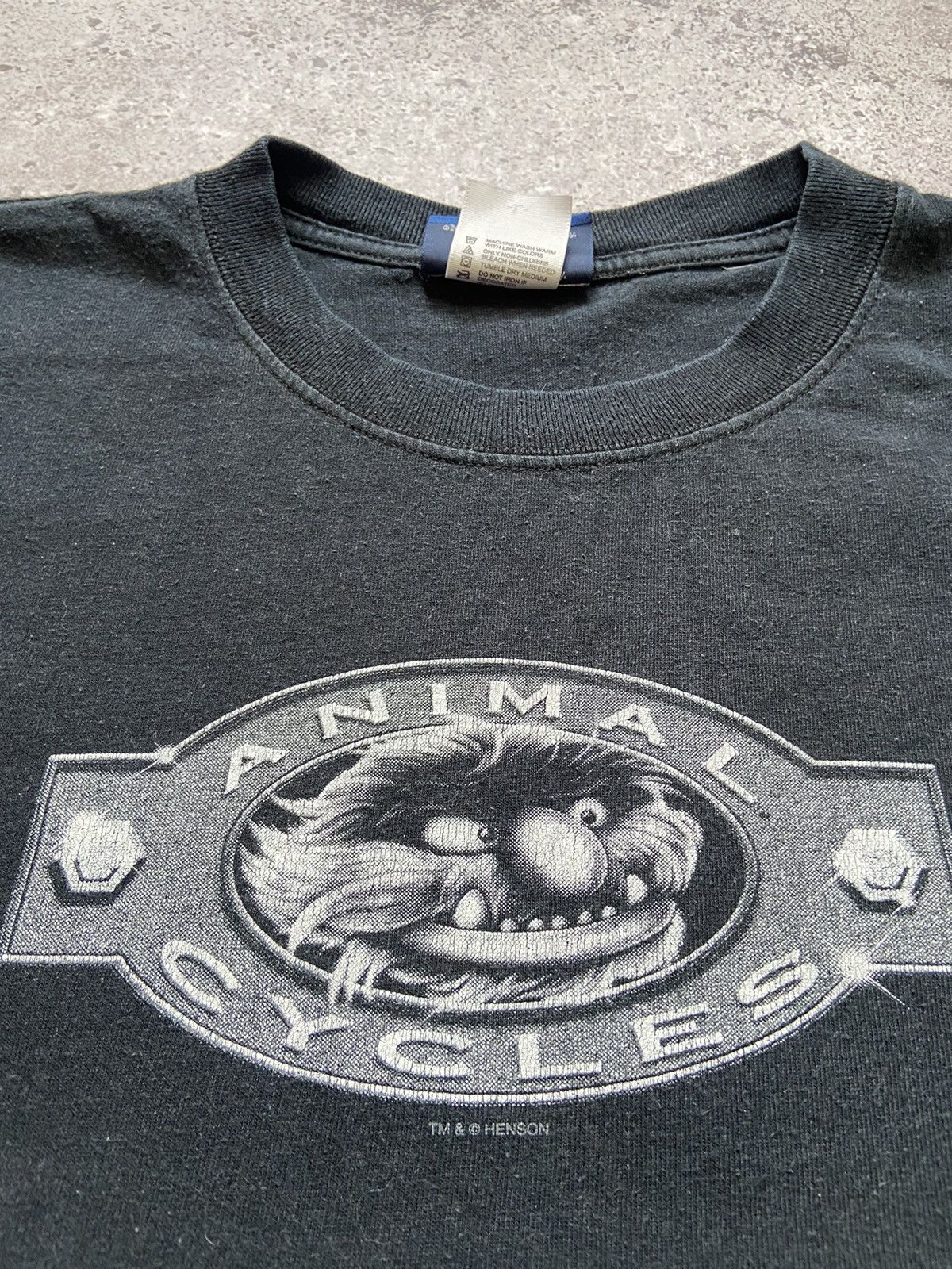 Other Vintage 00s Jim Henson Animal Cycling Harley Davidson tee Size US L / EU 52-54 / 3 - 4 Thumbnail