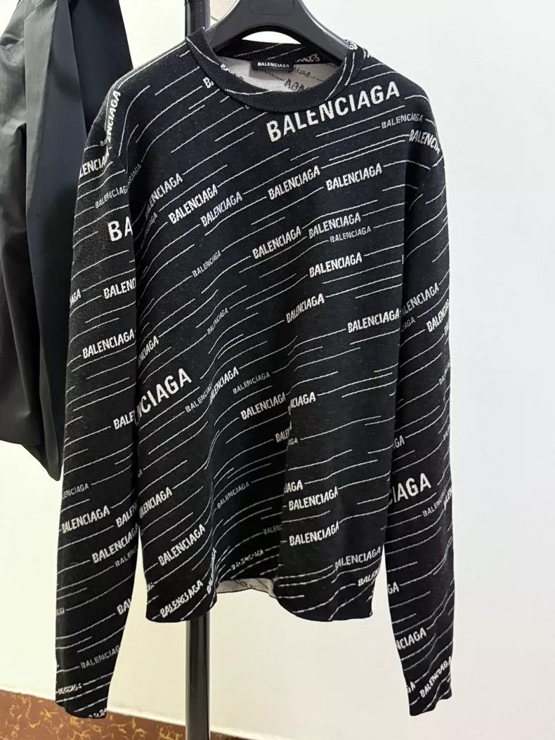 Balenciaga Balenciaga Logo Print Long Sleeve Shirt-dmc Size US S / EU 44-46 / 1 - 1 Thumbnail