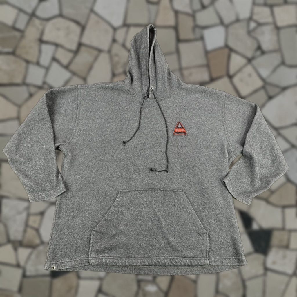 Equipment VINTAGE Bum Equipment Hoodie Mens Large Gray Fleece Pullover Survival Series Y2K Size US L / EU 52-54 / 3 - 1 Thumbnail