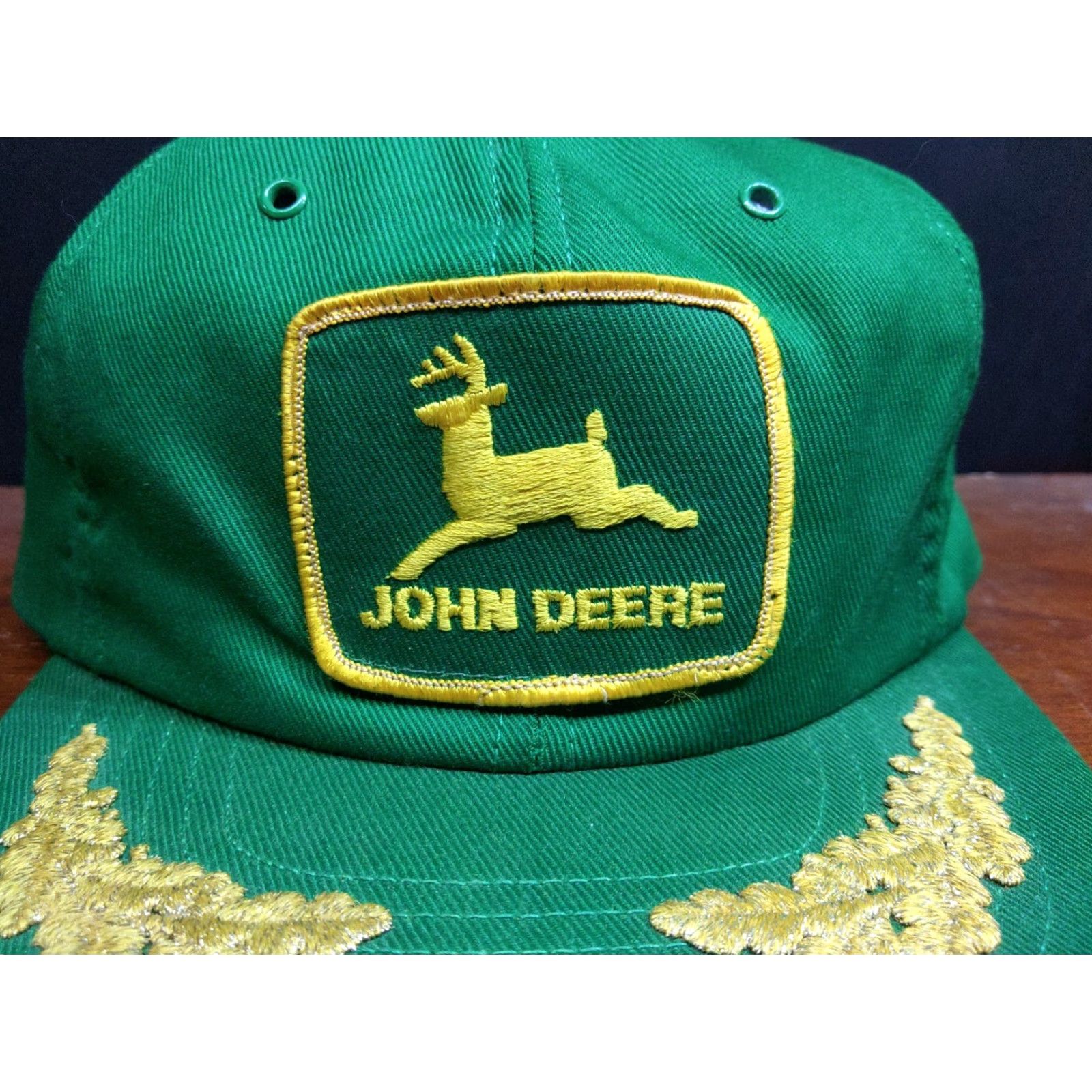 John Deere VINTAGE Swingster Hat Shirt Unisex Adults Snapback Trucker Green 70s 80s Farm USA Patch Cap Size ONE SIZE - 3 Thumbnail