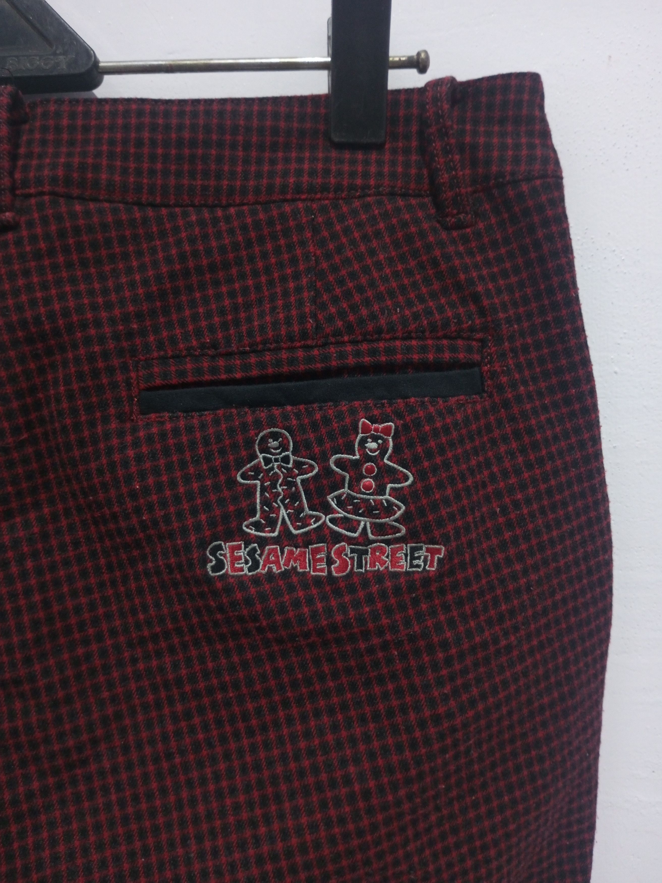 Japanese Brand Vintage sesame street tartan stretch pants Size US 29 - 7 Thumbnail