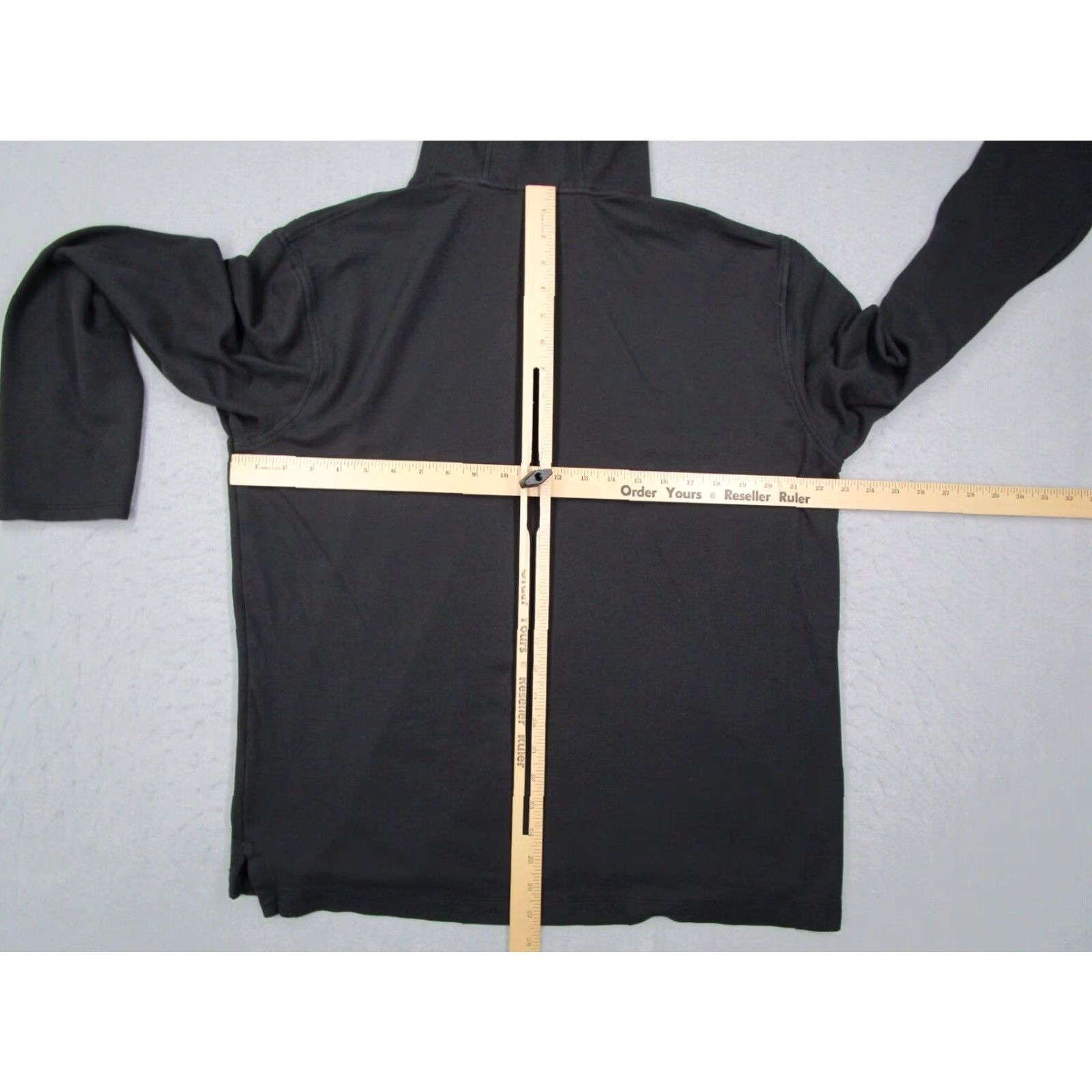 Vintage ATM Anthony Thomas Melillo Black Pima Cotton Hoodie Mens Large Long Sleeve Pullover Drawstring Crew Neck Size US L / EU 52-54 / 3 - 7 Thumbnail