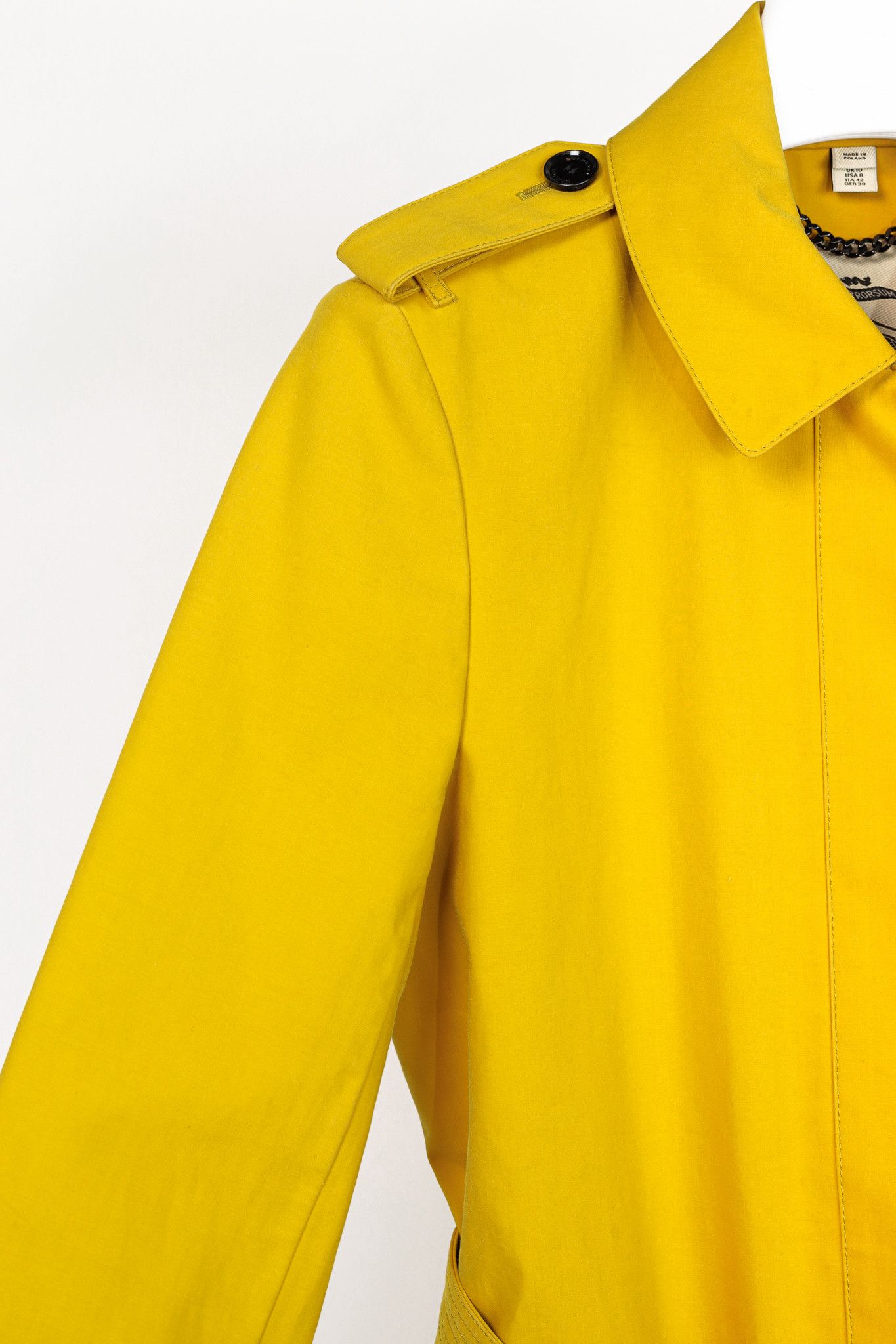 Burberry Burberry Dandelion Mid-Length Bonded Cotton Trench Coat Size M / US 6-8 / IT 42-44 - 5 Thumbnail