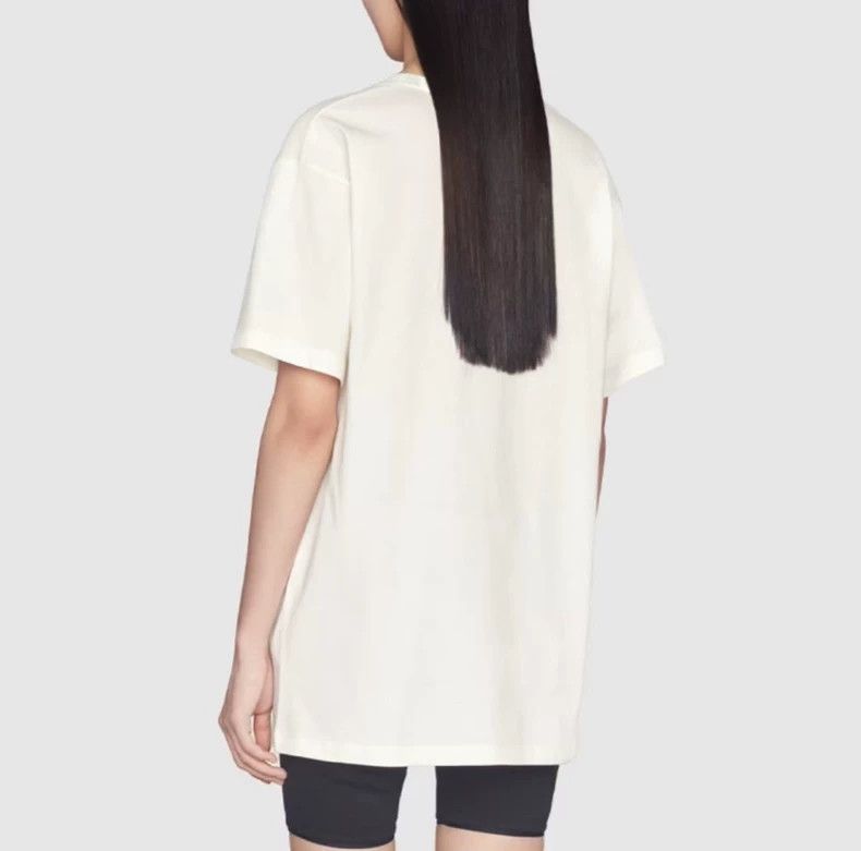 Gucci Gucci SS22 cat print round-neck short-sleeved T-shirt 2503- Size S / US 4 / IT 40 - 2 Thumbnail