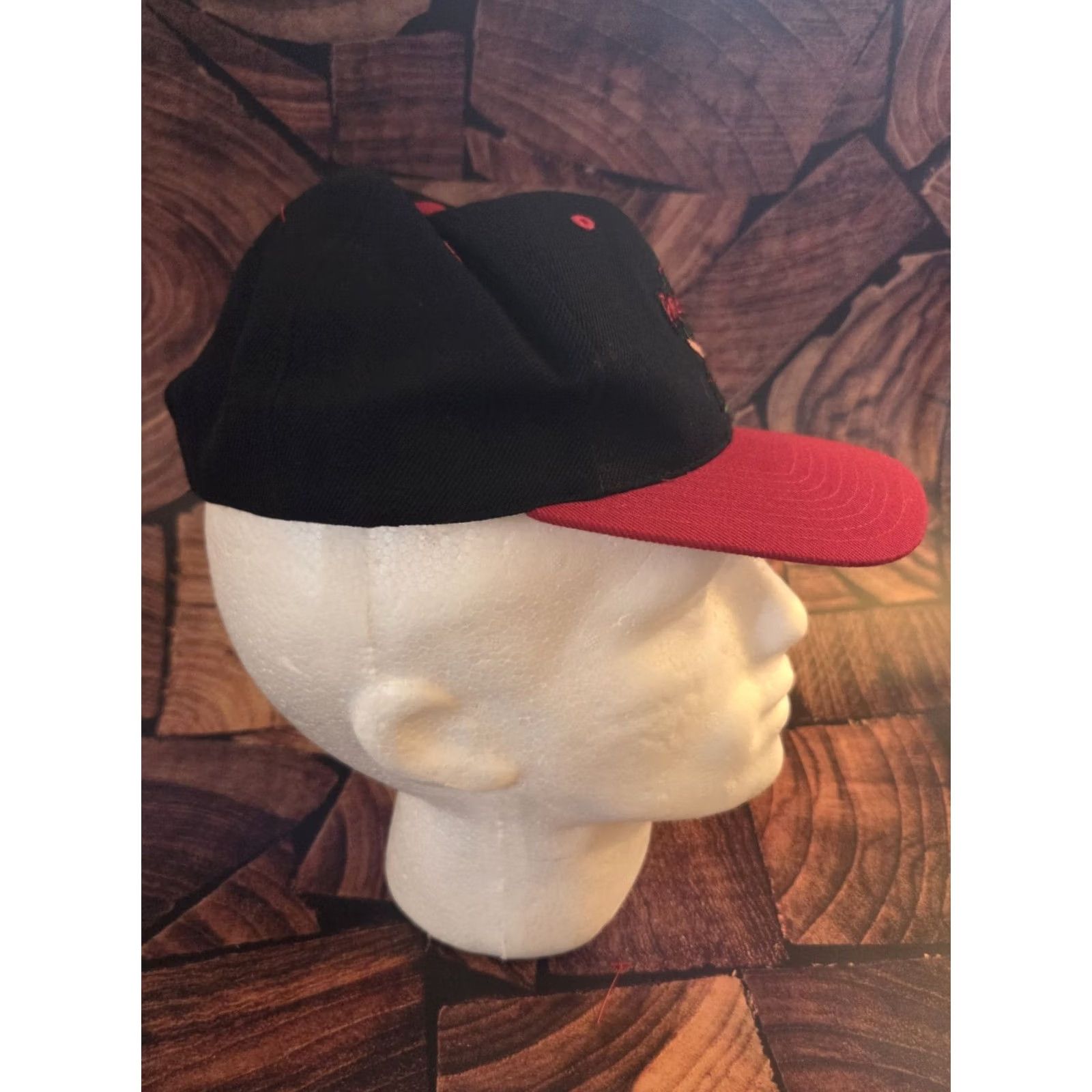 Vintage VINTAGE Arizona Red Black Embroidered Bird Souvenir Snapback Cap Hat One Size Size ONE SIZE - 2 Thumbnail