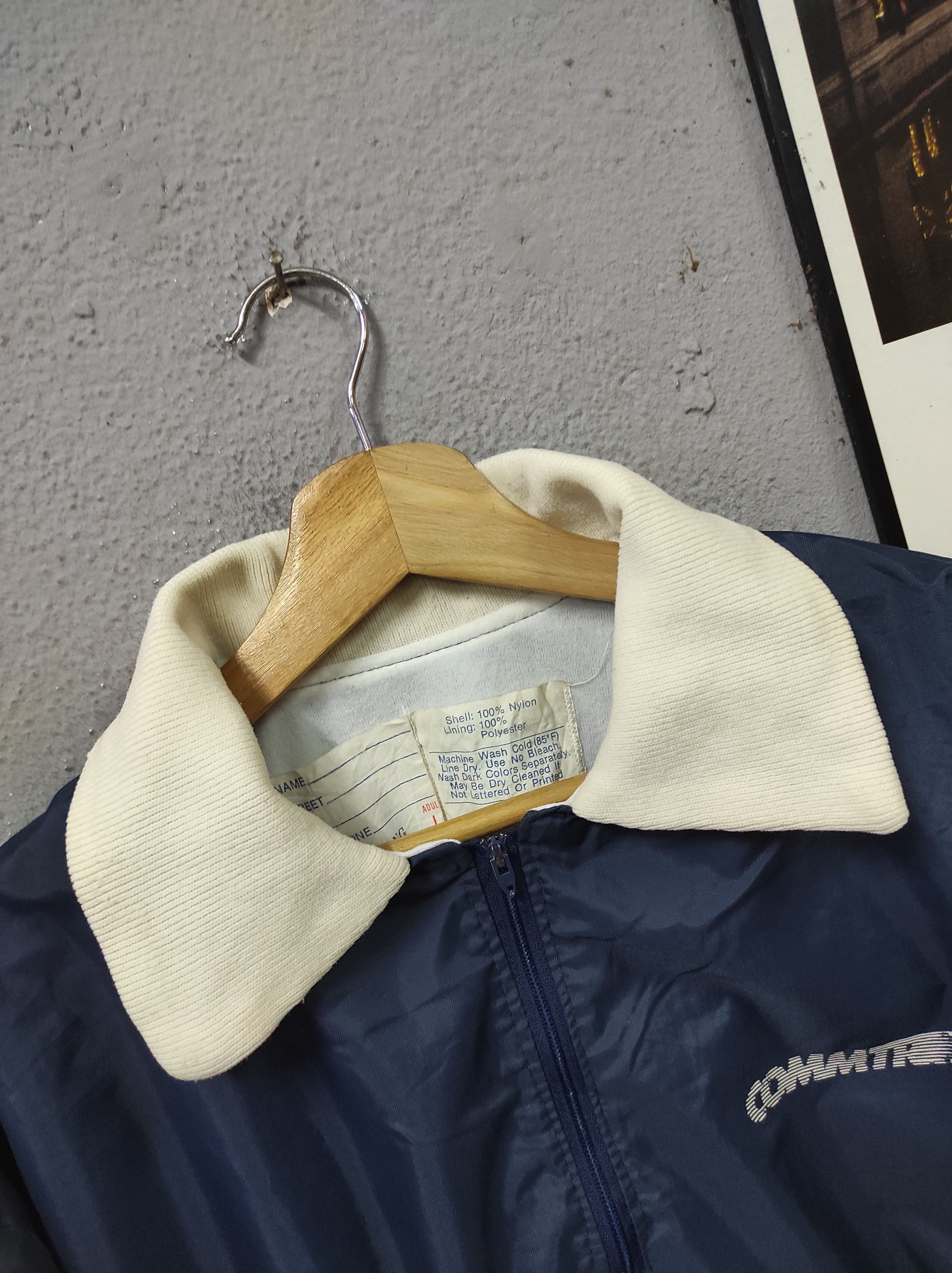 Delong × Vintage DELONG SPORTWEAR VTG 90'S ANORAK HALF ZIPPER BOMBER JACKET Size US L / EU 52-54 / 3 - 4 Thumbnail
