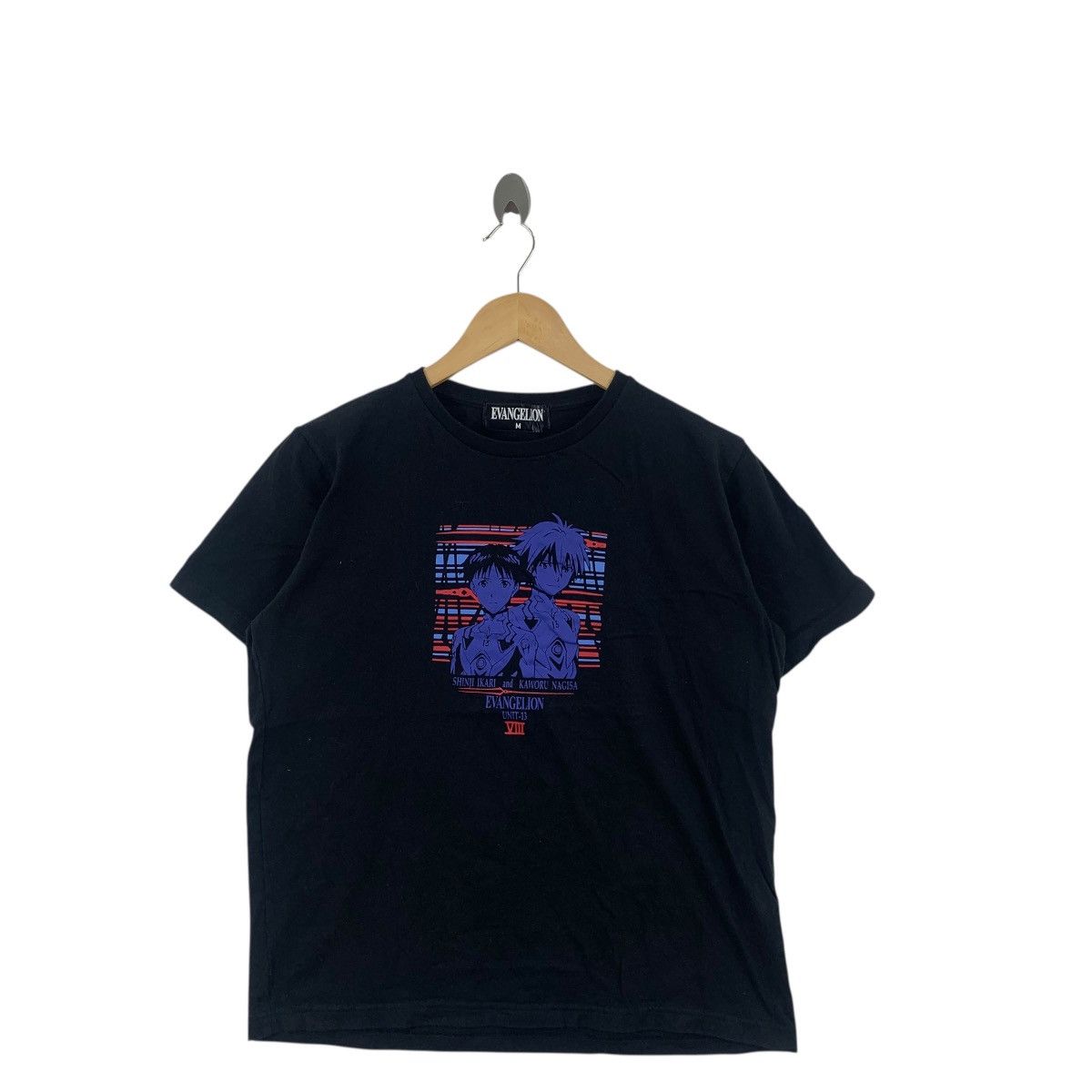 Band Tees EVANGELION ANIME KAWORU NAGISA Shinji Hikari Tee Shirt Top Size US M / EU 48-50 / 2 - 4 Thumbnail