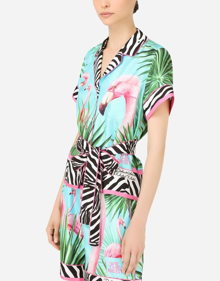 Dolce & Gabbana o1y0925 Short Sleeves Shirt in Multicolor Size XS / US 0-2 / IT 36-38 - 5 Thumbnail