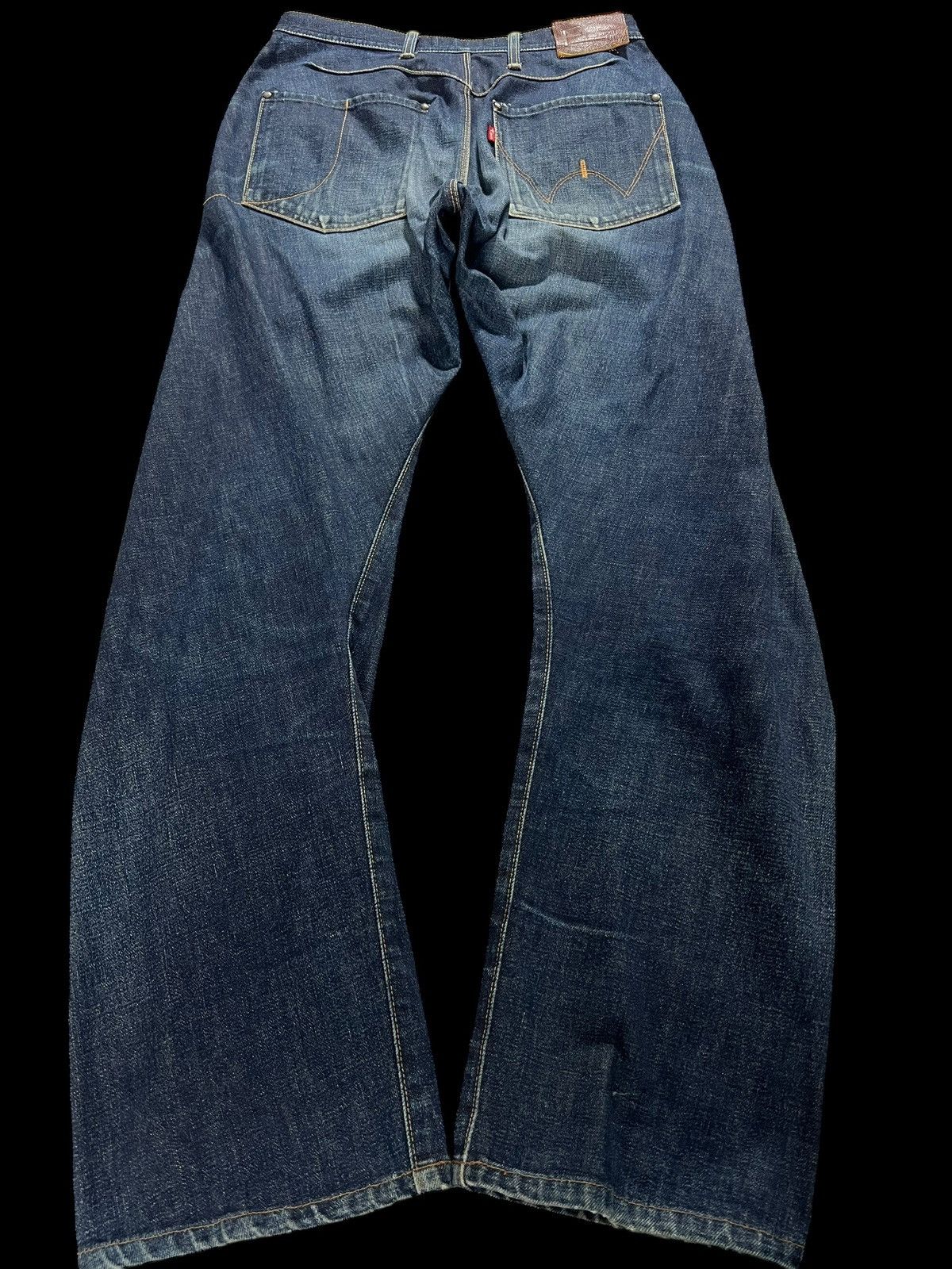 Edwin × If Six Was Nine × PPFM EDWIN E-FUNTION CURVED PUNK MUD WASH DISTRESSED JEANS Size US 29 - 2 Thumbnail