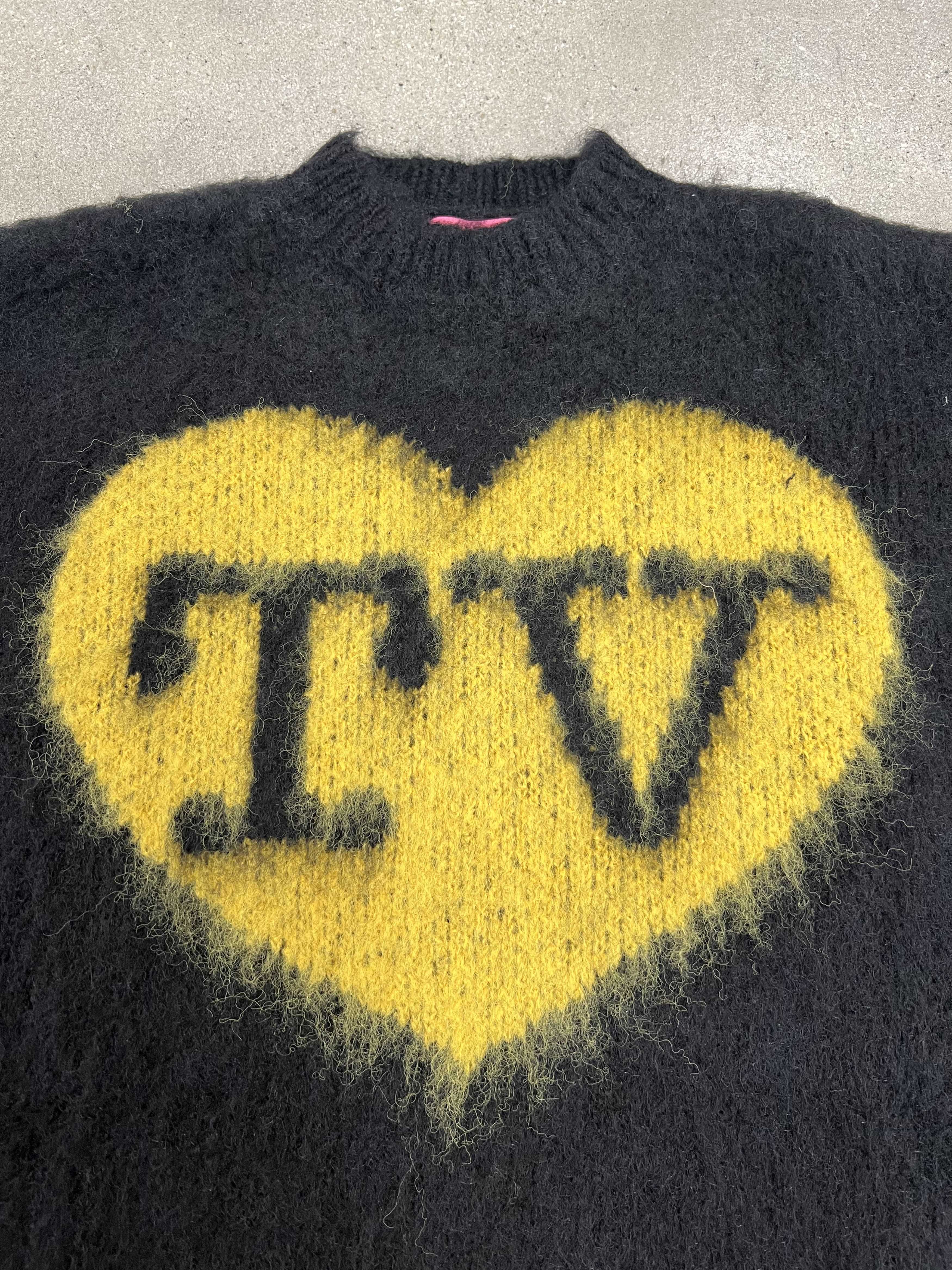 Copes Hivemind 'I Heart TV' Mohair Sweater Size US L / EU 52-54 / 3 - 2 Thumbnail