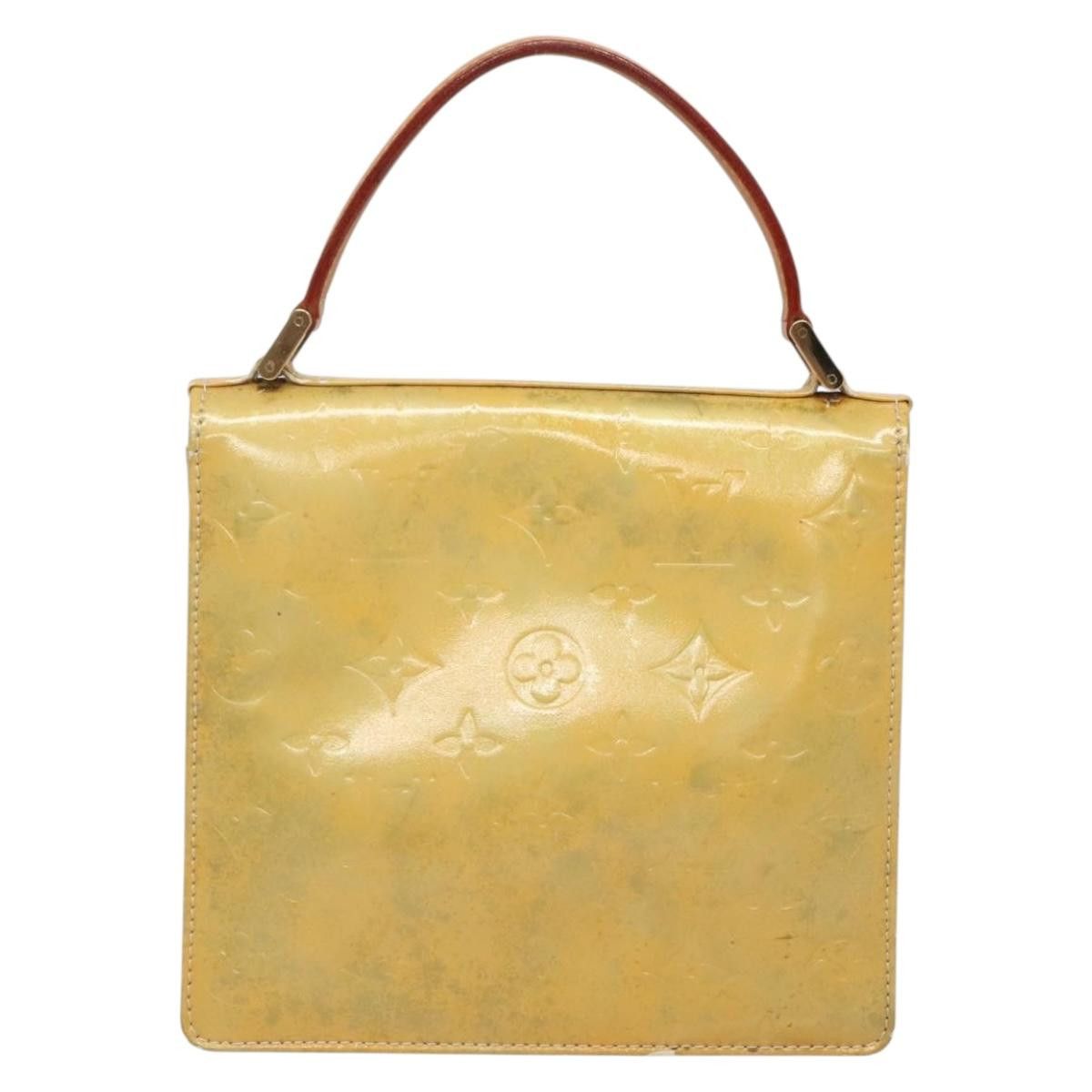 Louis Vuitton LOUIS VUITTON Monogram Vernis Spring Street Hand Bag Gris Size ONE SIZE - 3 Thumbnail