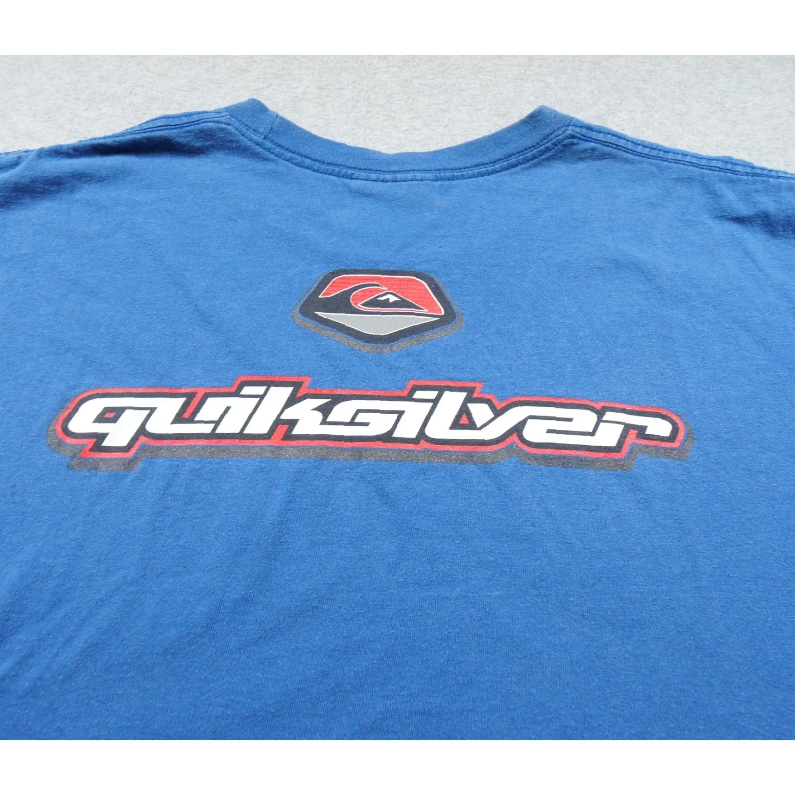 Quiksilver VINTAGE Quiksilver Shirt Mens XL Blue Surf Graphic Tee Y2K Short Sleeve Mens Size US XL / EU 56 / 4 - 7 Thumbnail