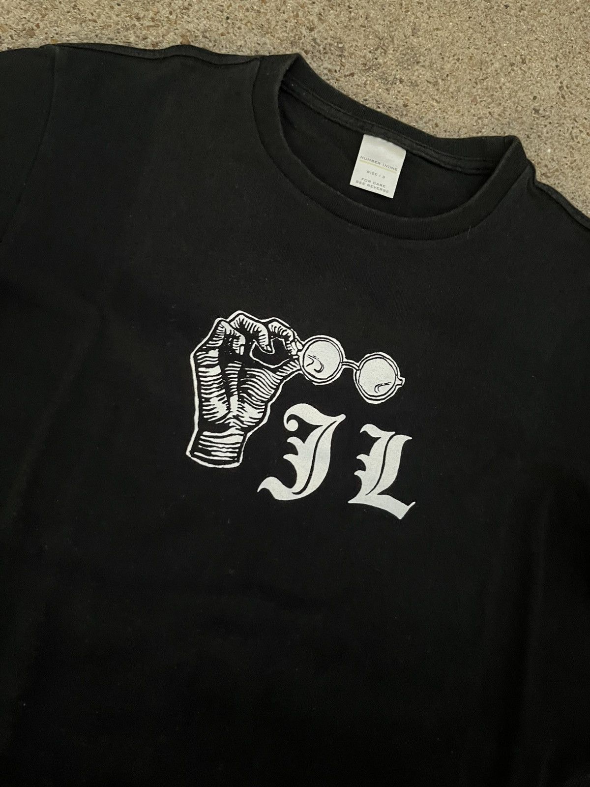 Number (N)ine SS01 John Lennon Initials Tee Time Migration Size US M / EU 48-50 / 2 - 2 Thumbnail