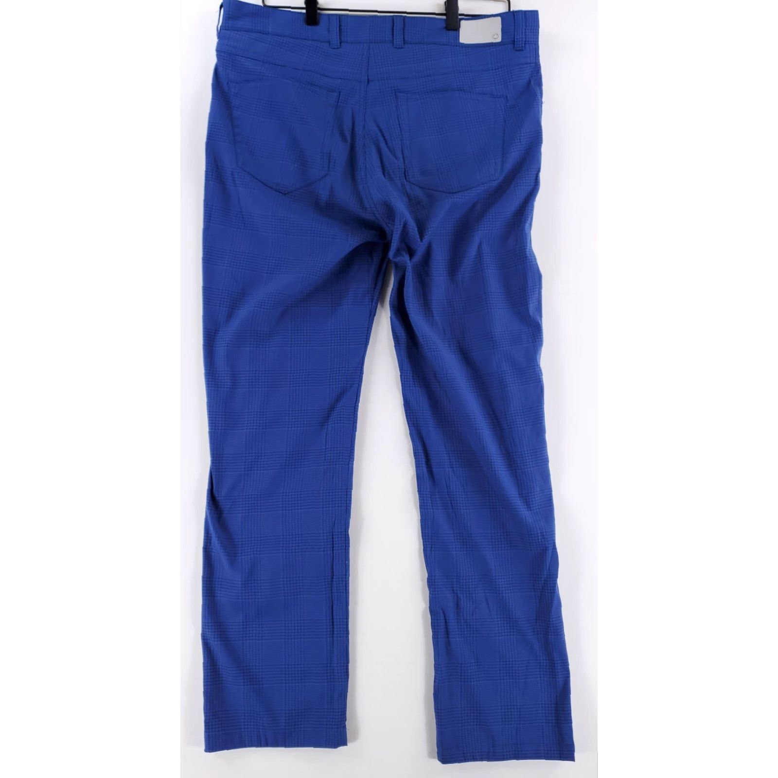 Peter Millar VINTAGE Peter Millar Performance Plaid Golf Pants Blue Mens 36 x 29 Inseam 29 Chino Shirt? Size US 36 / EU 52 - 3 Thumbnail