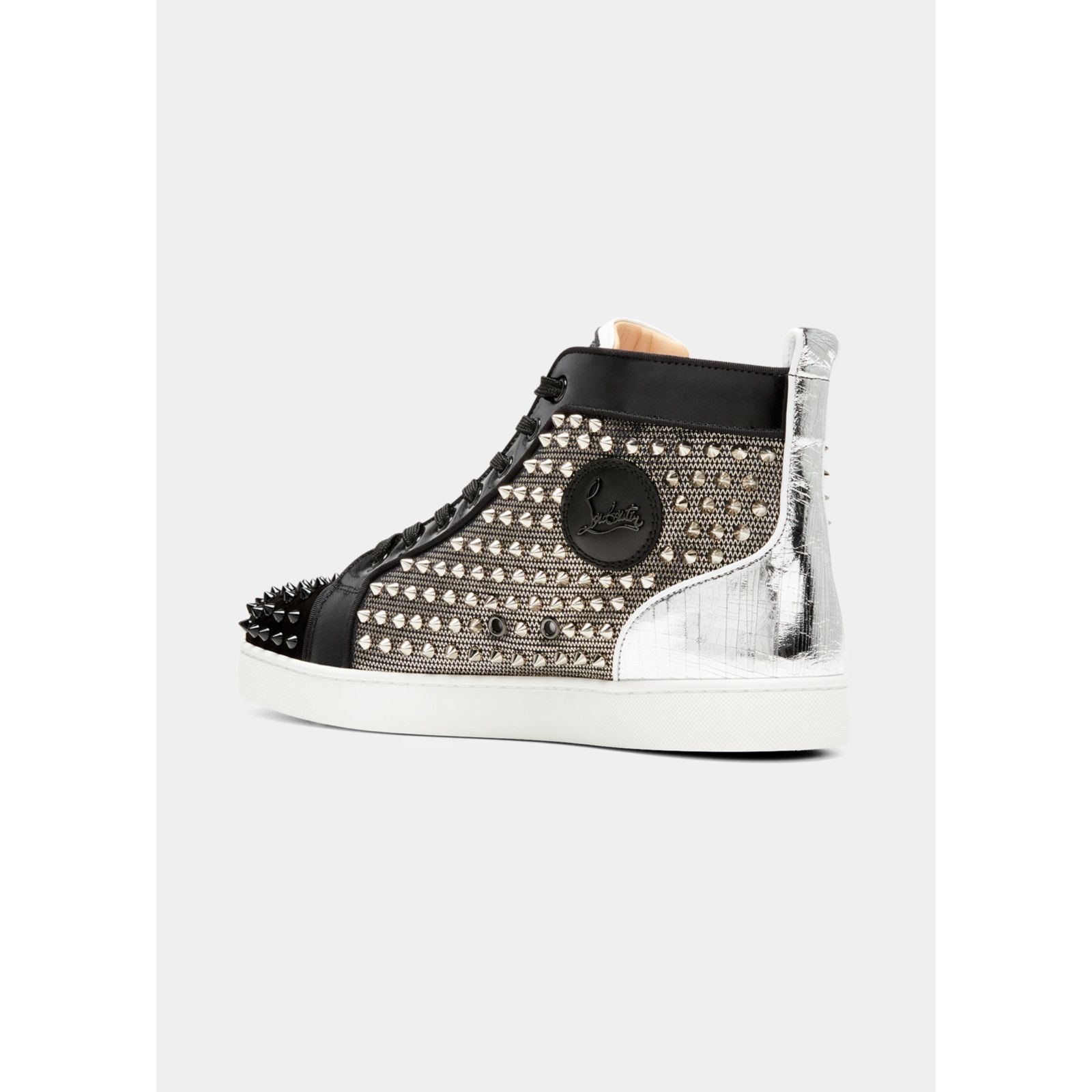 Christian Louboutin Christian Louboutin Mens Spike Black High Top Sneaker 49 16 Size US 13 / EU 46 - 8 Thumbnail