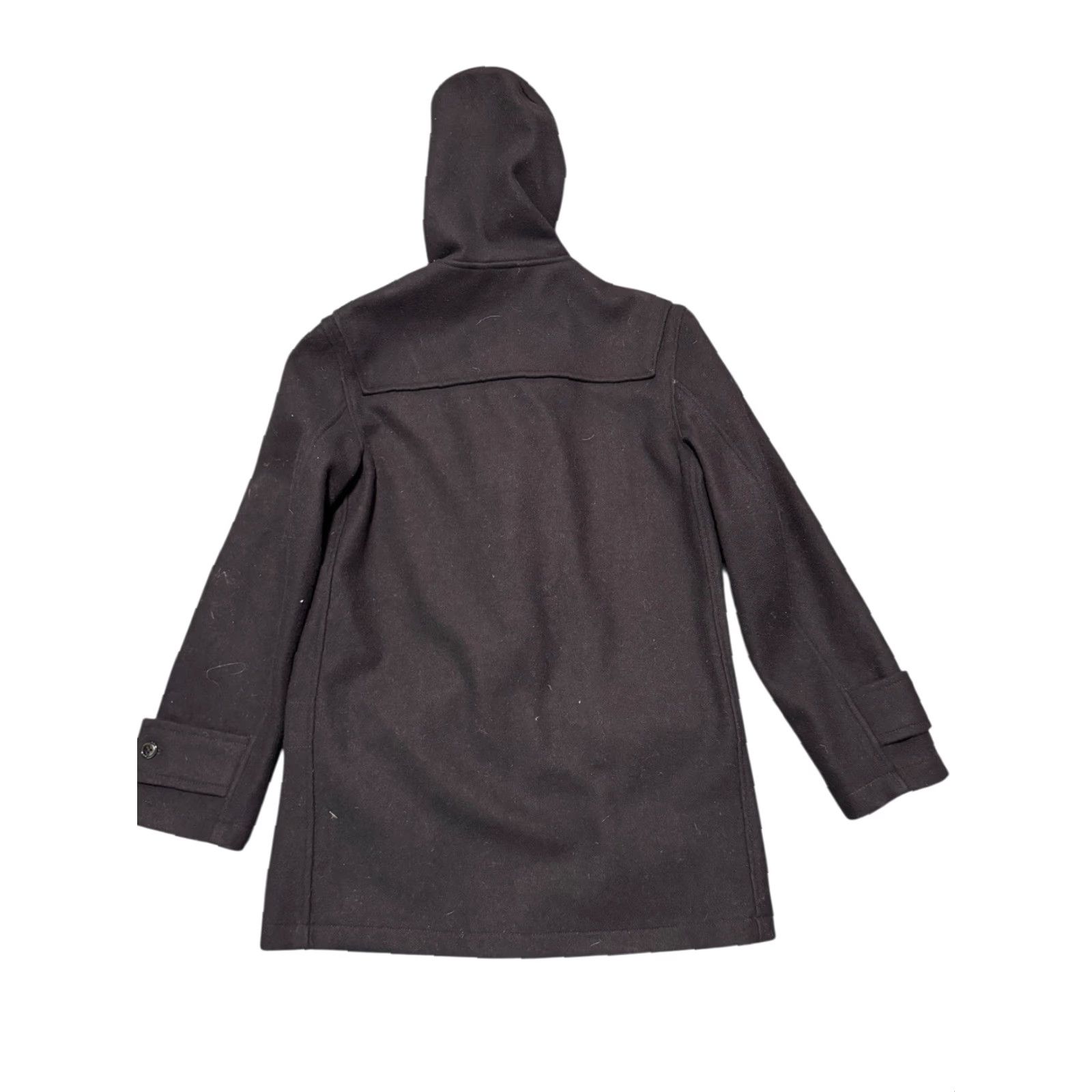 J.Crew J.Crew NX-631 Heritage Hooded Black Wool Toggle Duffle Coat Jacket Men's Small Size US S / EU 44-46 / 1 - 7 Thumbnail