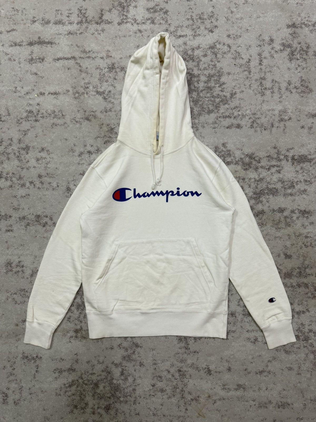 Champion Champion Spellout Logo Pullover Sweater Hoodie Size XS / US 0-2 / IT 36-38 - 3 Thumbnail
