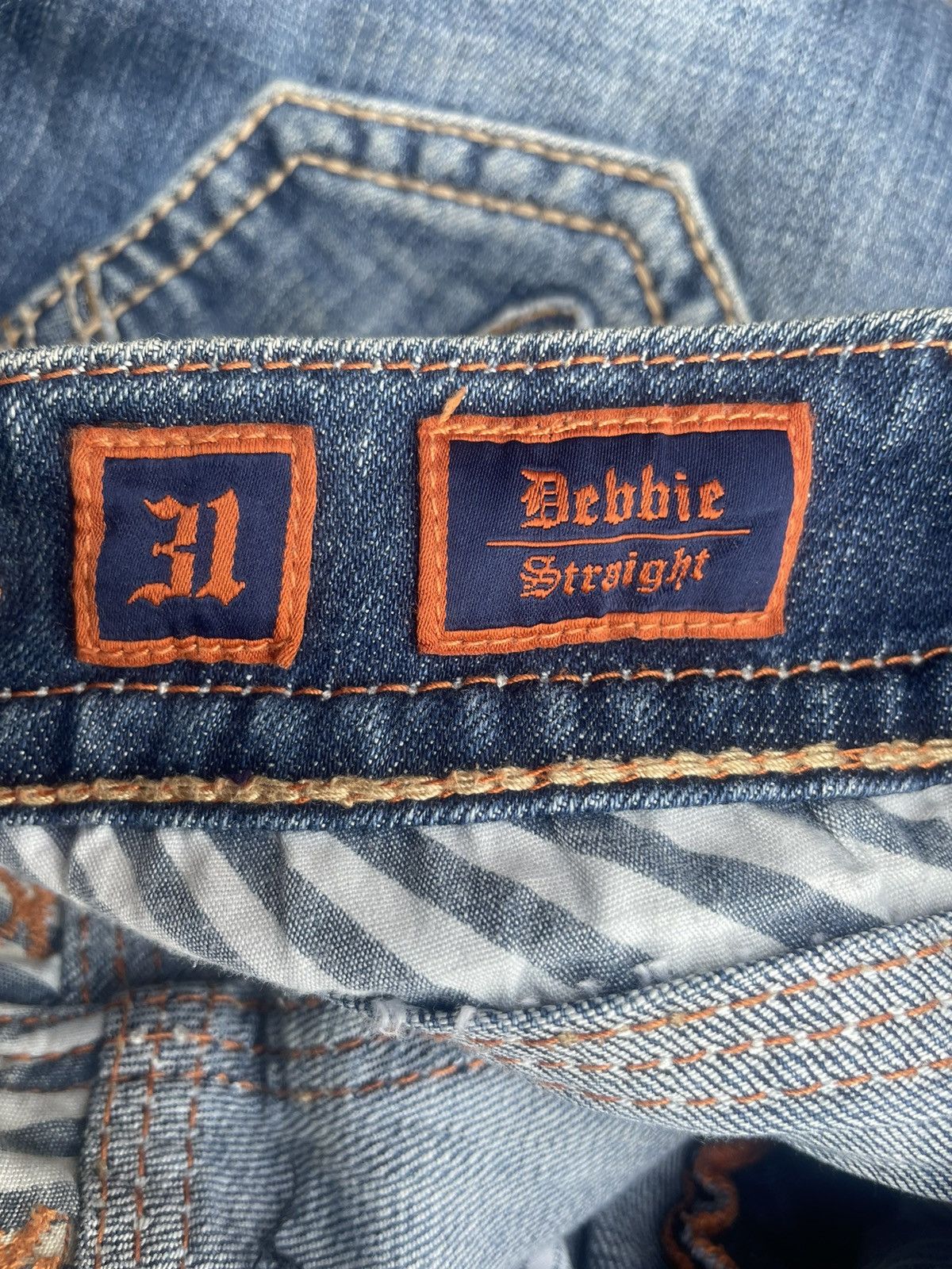 Rock Revival Rock Revival Debbie Straight Distresed Denim Size US 34 / EU 50 - 16 Thumbnail
