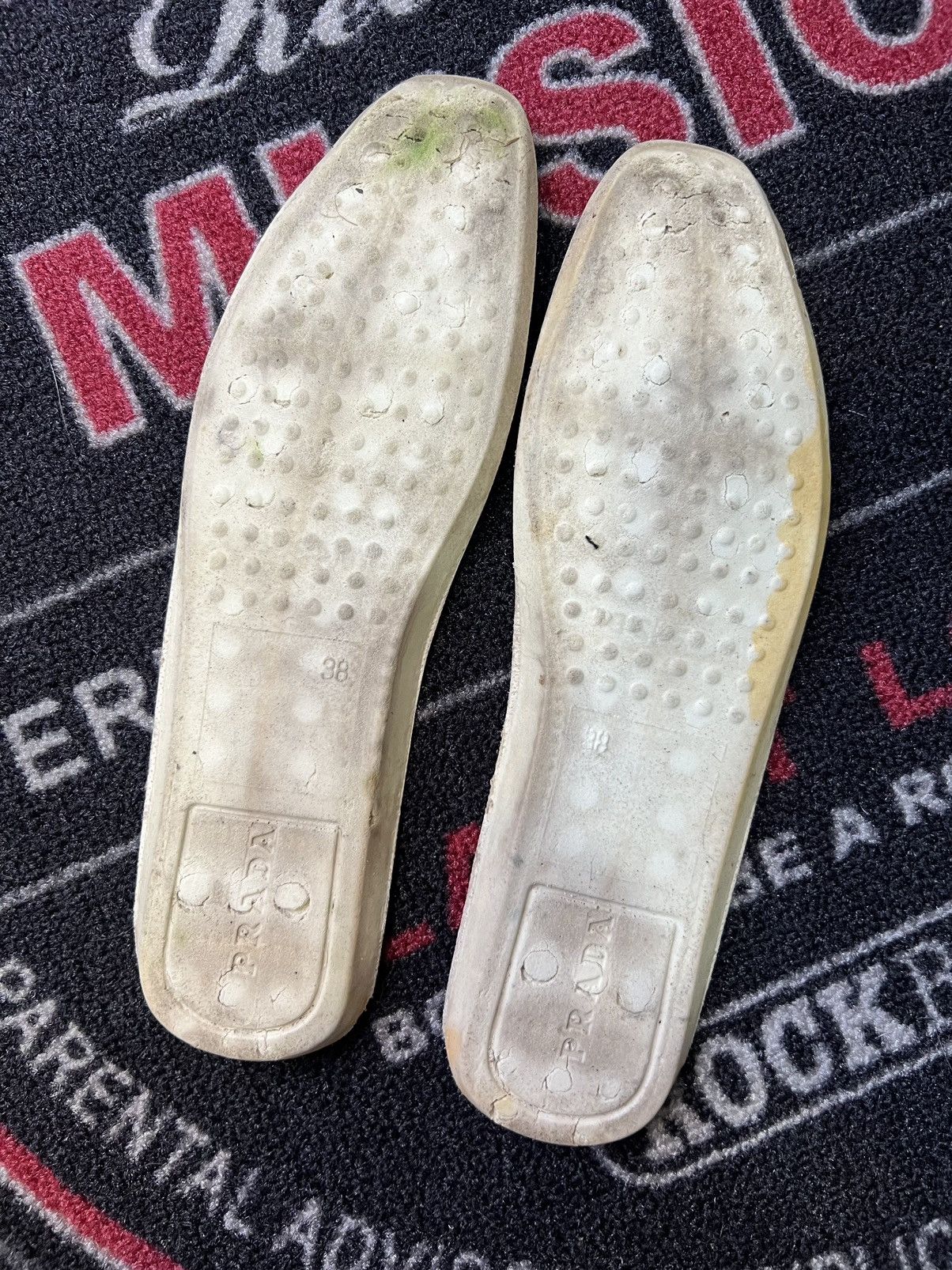 Prada × Vintage Vintage PRADA Logo Moccasin Loafers y2k Size US 8 / IT 38 - 11 Thumbnail