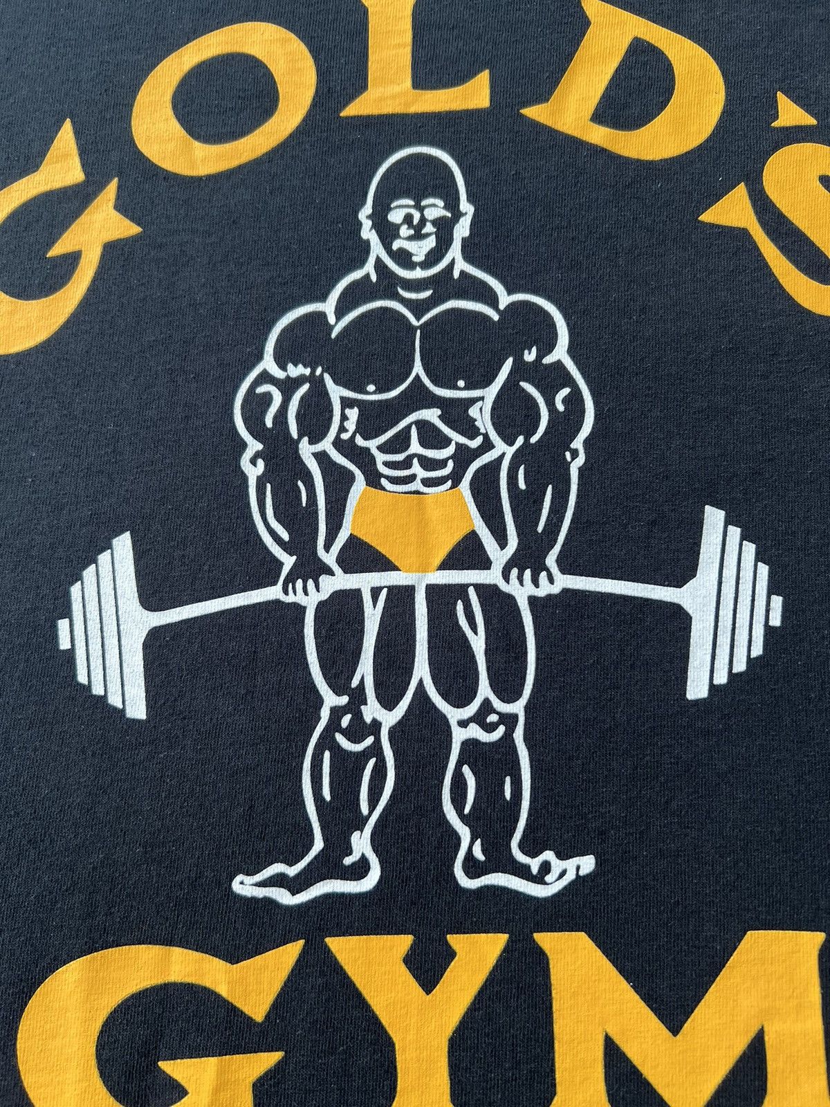 Vintage Golds Gym Bodybuilding Workout Sport Black T-shirt Size US M / EU 48-50 / 2 - 5 Thumbnail