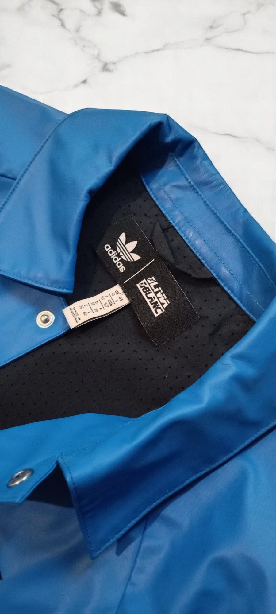 Adidas OLIVIA OBLANC x KENDALL JENNER FW18 TRENCH COAT BLUE Size S / US 4 / IT 40 - 17 Thumbnail