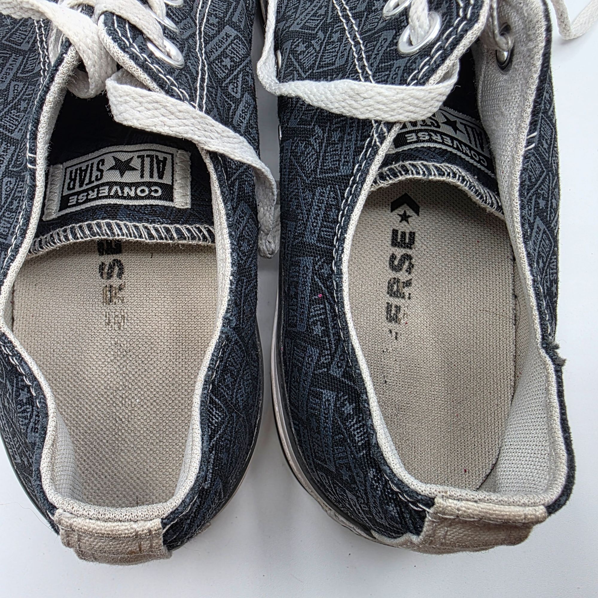Converse Converse All Star Low Allover License Plate Prints Mens Size Size US 9 / EU 42 - 7 Thumbnail