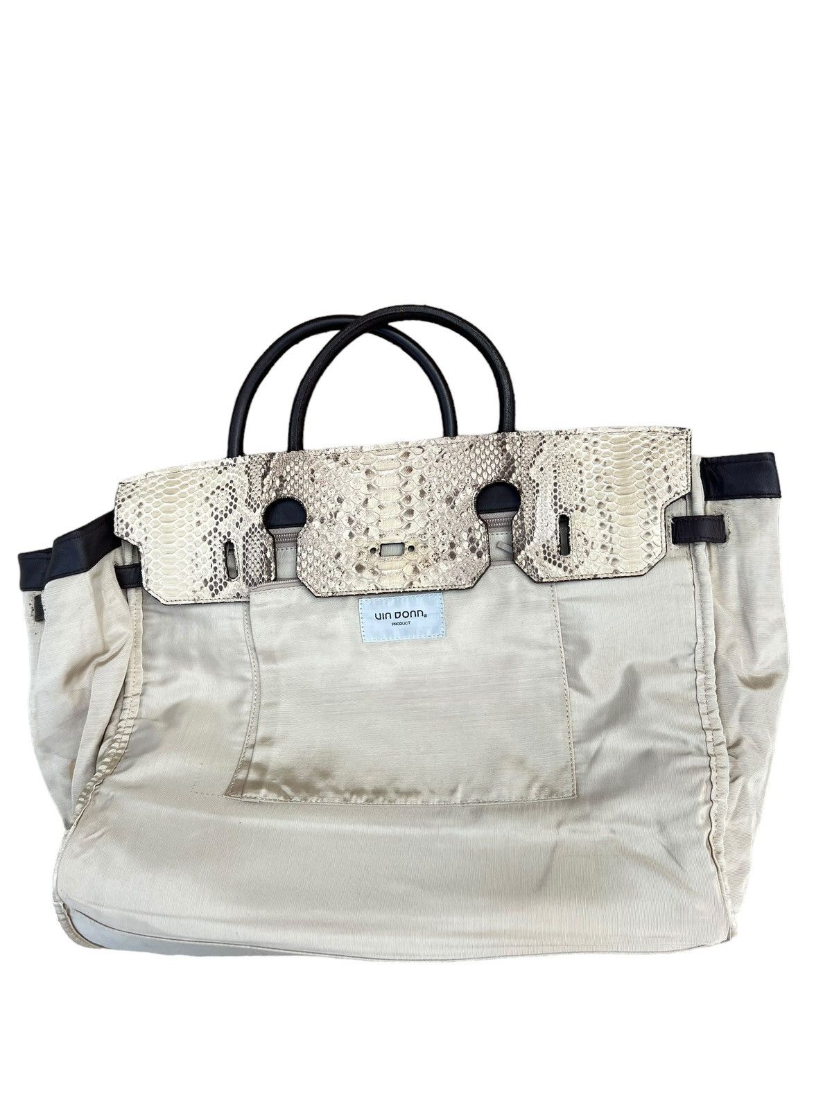 Leather Vin Don Japan Snake Skin Leather Birkin Bag Size ONE SIZE - 19 Thumbnail