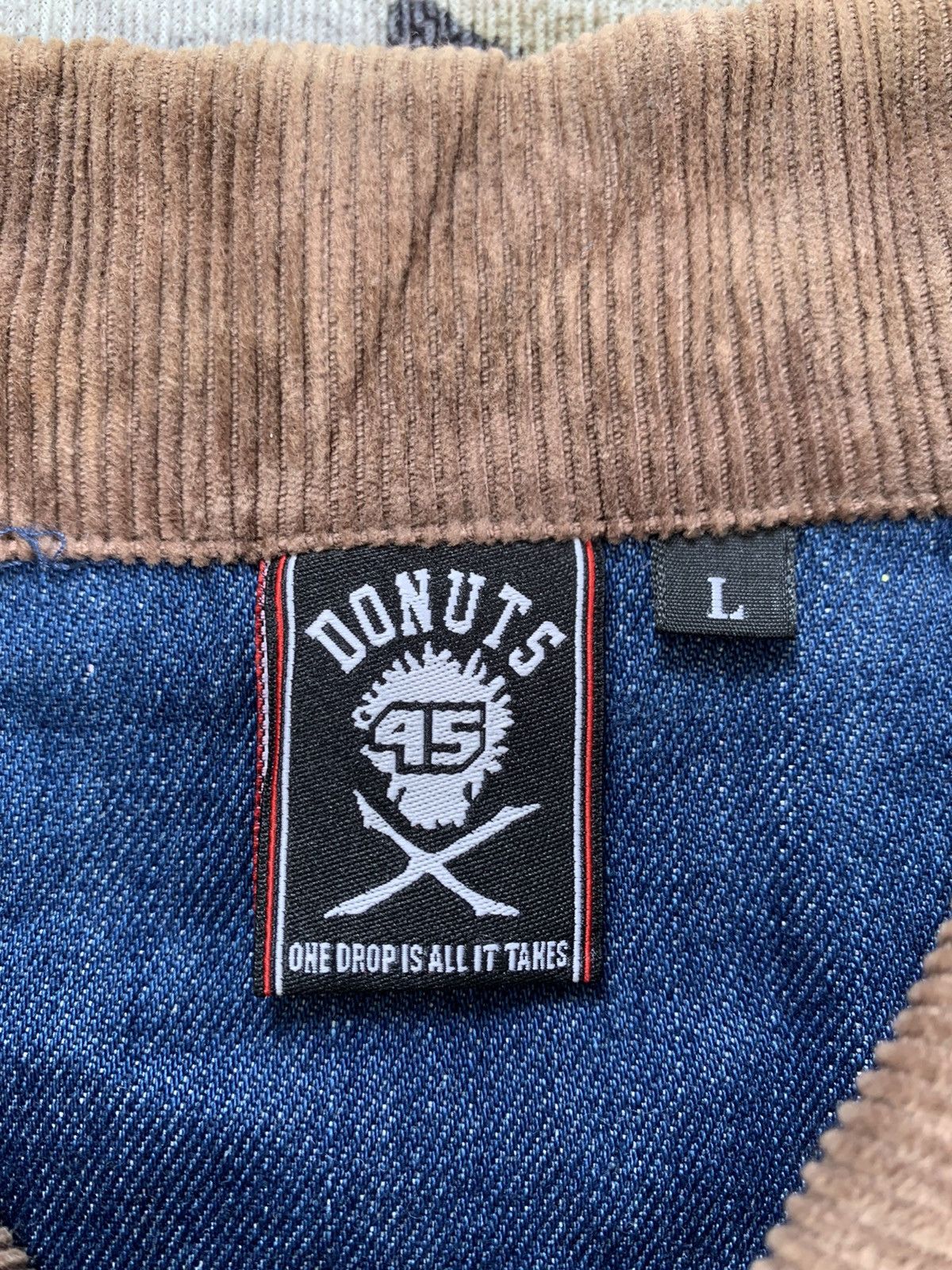 Japanese Brand Donuts 45 Buttons HANDMADE Denim Jacket Size US L / EU 52-54 / 3 - 13 Thumbnail