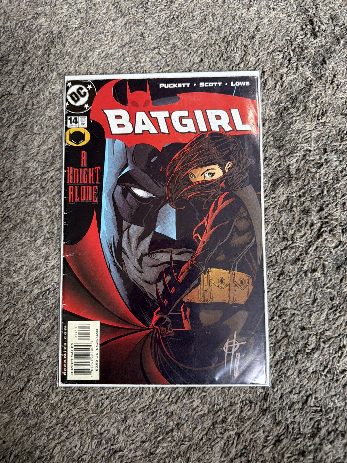 DC Comics 2001 DC Comics Batgirl #14 A Knight Alone Comic Book Size ONE SIZE - 1 Thumbnail