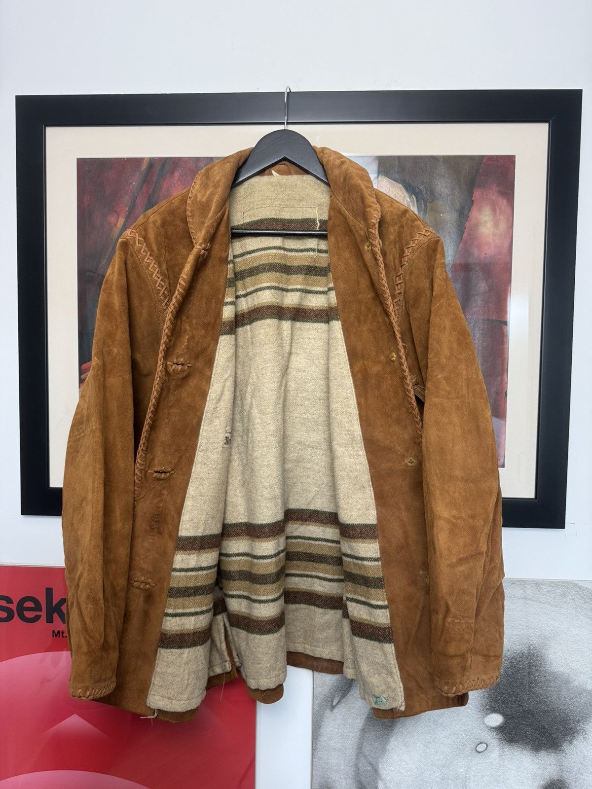 Leather Vintage Suede Fringe Cowboy Western Leather Jacket Hype Rare Size US M / EU 48-50 / 2 - 2 Thumbnail