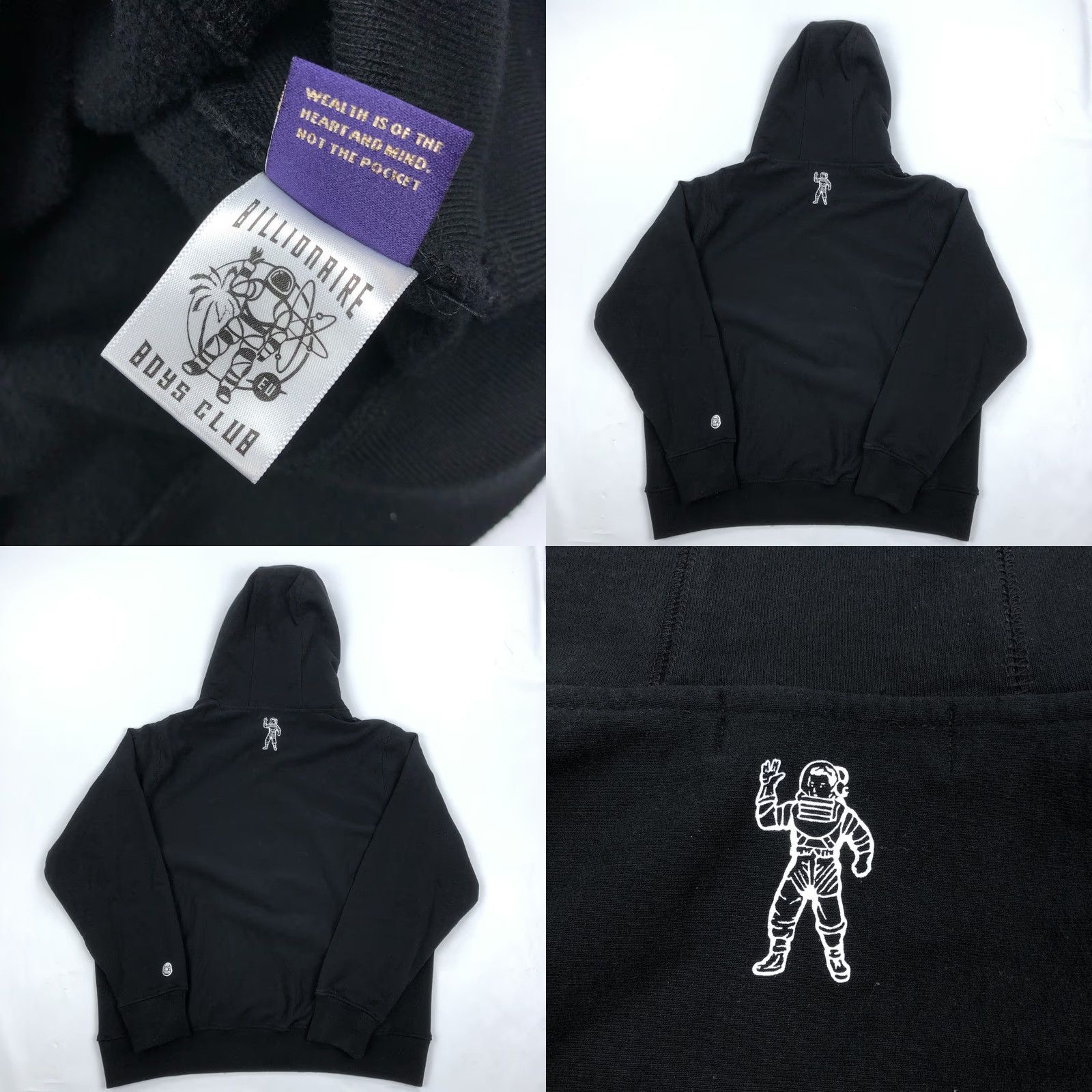 Billionaire Boys Club VINTAGE Billionaire Boys Club BBC Heart and Mind Hoodie Men's XL Black Pullover Sweatshirt Size US XL / EU 56 / 4 - 9 Thumbnail