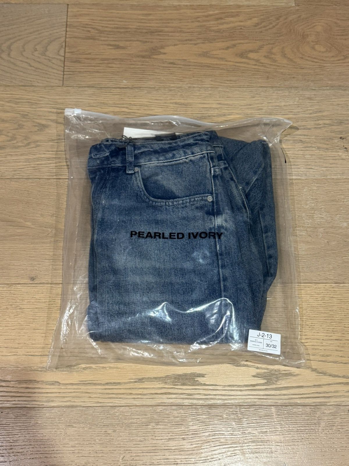 Other Pearled Ivory 1211 Washed Indigo Denim Size US 30 / EU 46 - 2 Thumbnail