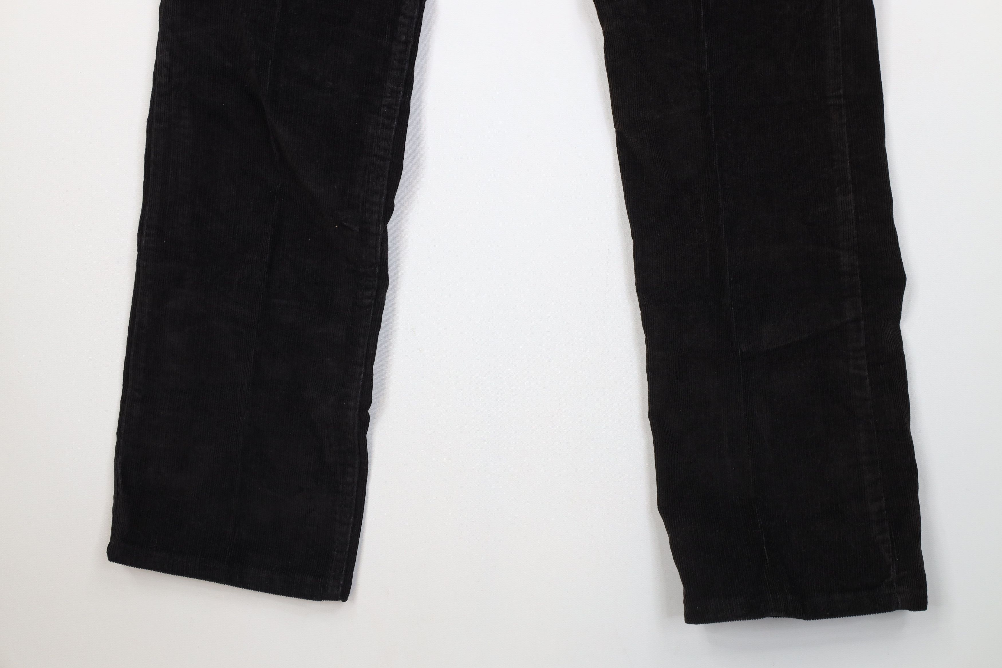 Levi's Vintage 80s Levis 519 Straight Leg Corduroy Pants Black USA Size US 30 / EU 46 - 4 Thumbnail