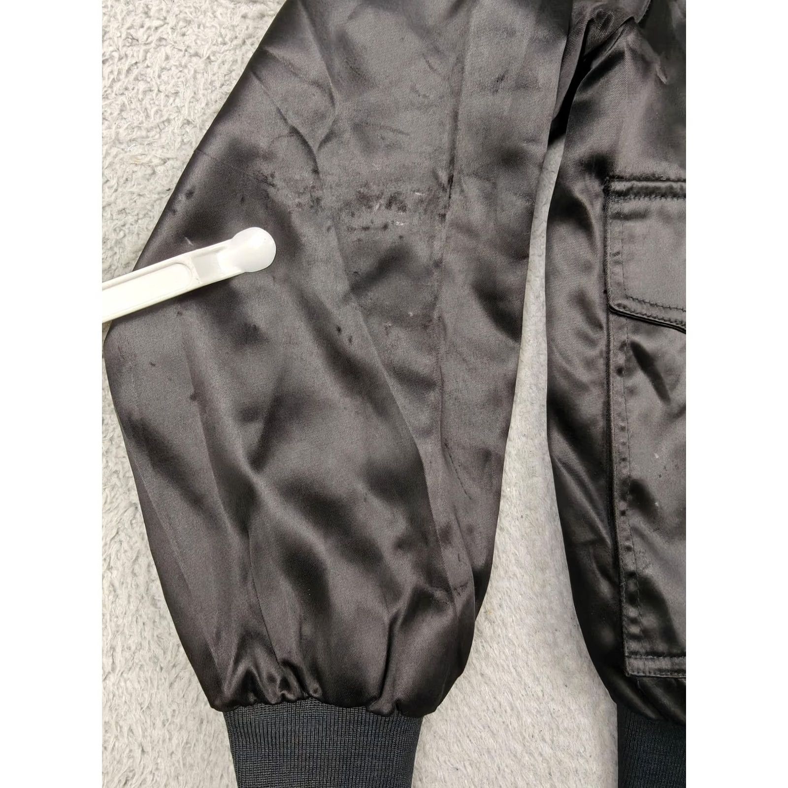 Vintage VINTAGE CAMCO Jacket Bomber Mens Large Black Satin Logo Anvil Cases Made USA Size US L / EU 52-54 / 3 - 4 Thumbnail