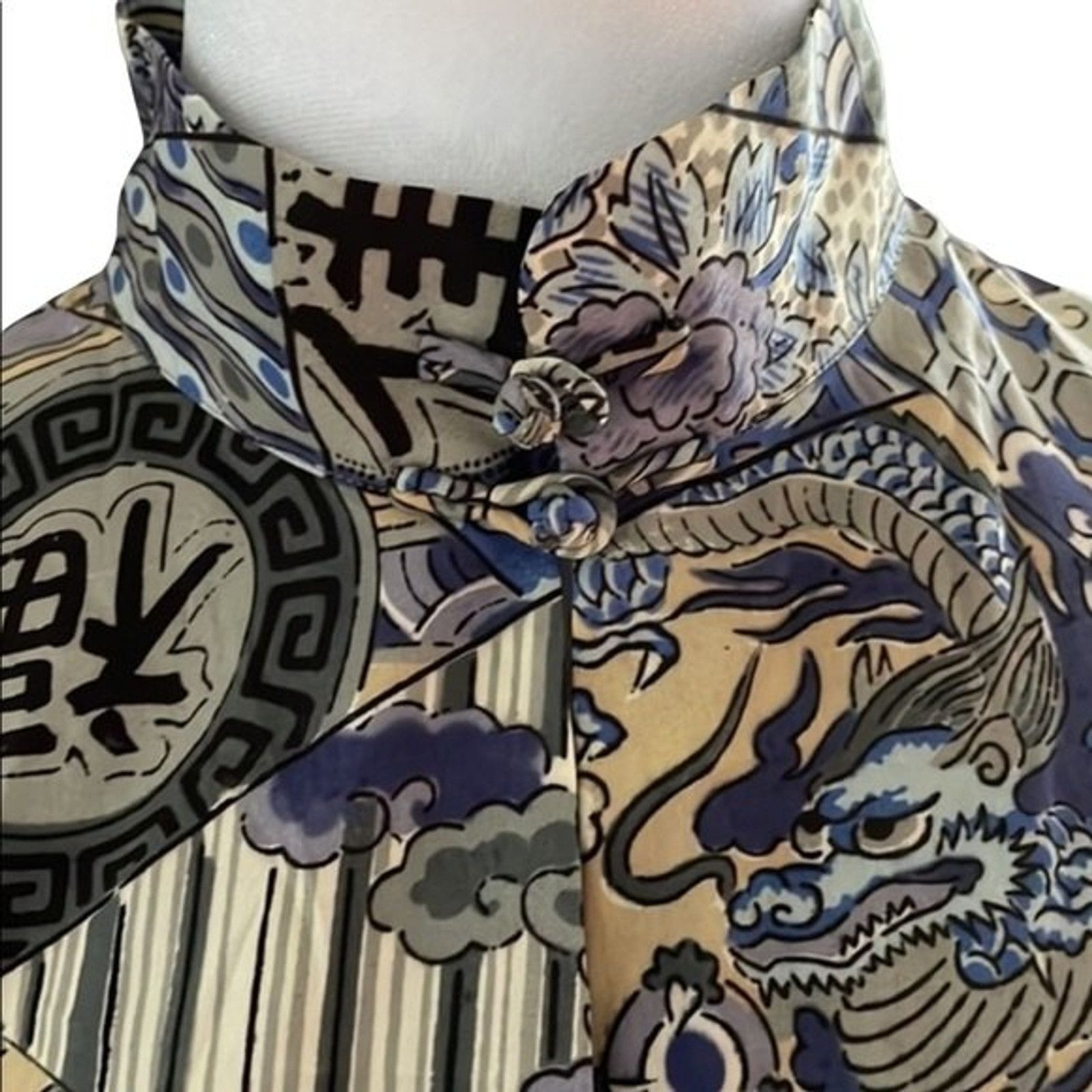 Other Vintage Women's Avant-Garde 100% Viscose Hakuyo Miya Top Size M / US 6-8 / IT 42-44 - 3 Thumbnail