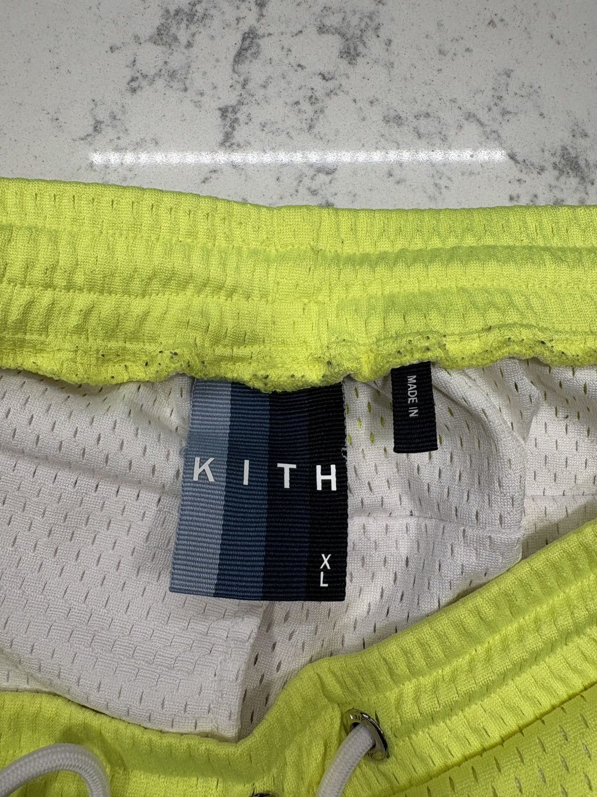 Kith Kith Turbo Mesh Shorts Citron Size US 38 / EU 54 - 3 Thumbnail