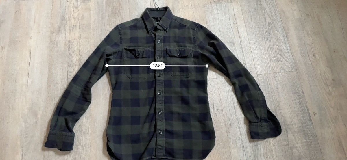 Tom Ford Tom Ford Flannel Short Size 38 Green/Navy Plaid Size US S / EU 44-46 / 1 - 3 Thumbnail