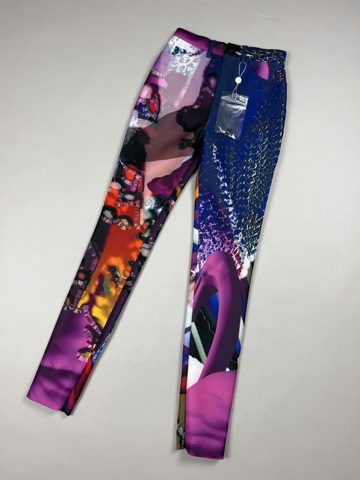 Maison Margiela BNWT! Maison Margiela printed Skinny Leg Art Pants Trousers Size 27" / US 4 / IT 40 - 4 Thumbnail