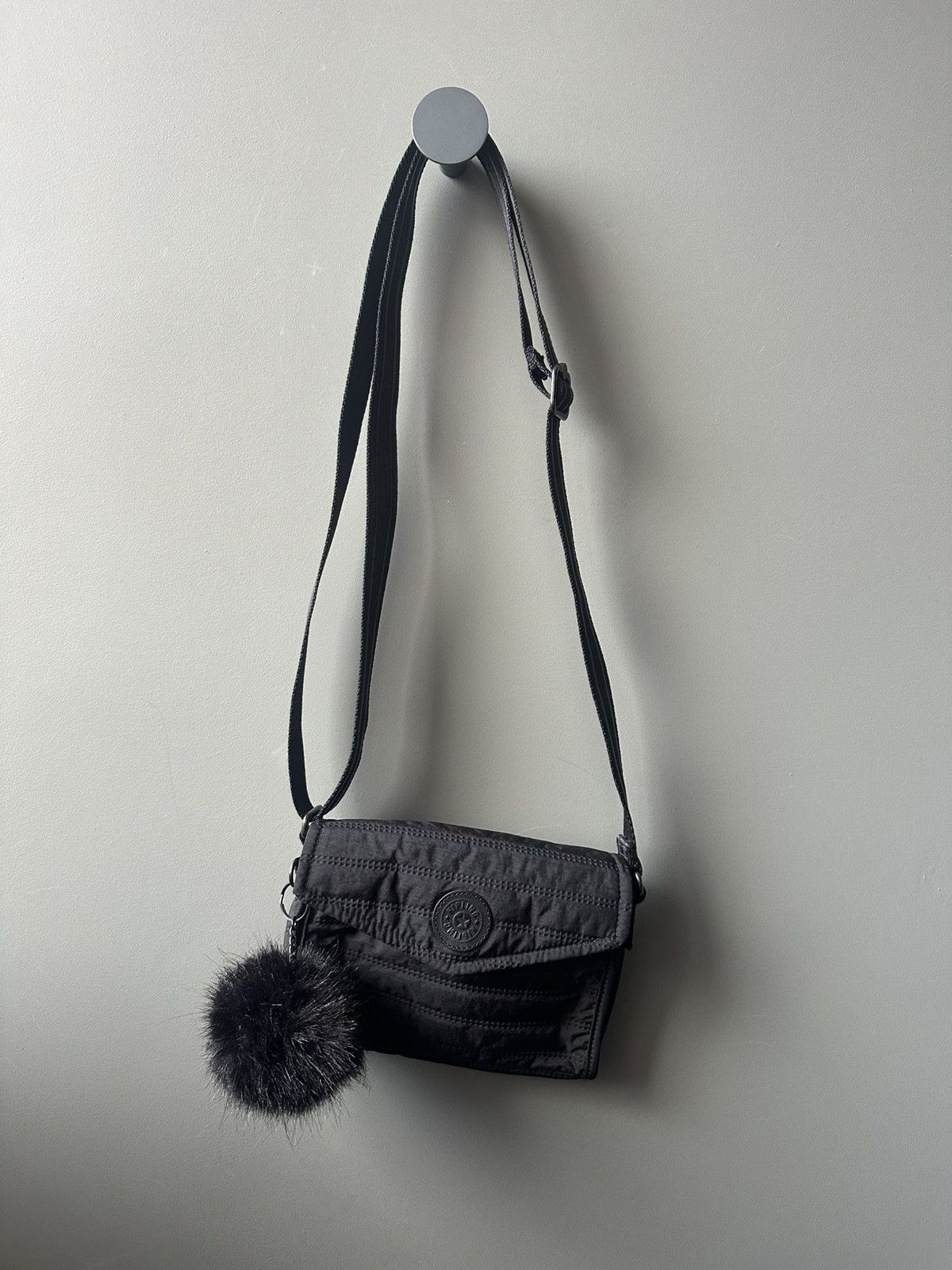 Japanese Brand Kipling Cossbody Black Monkey Nylon Bag Size ONE SIZE - 1 Thumbnail