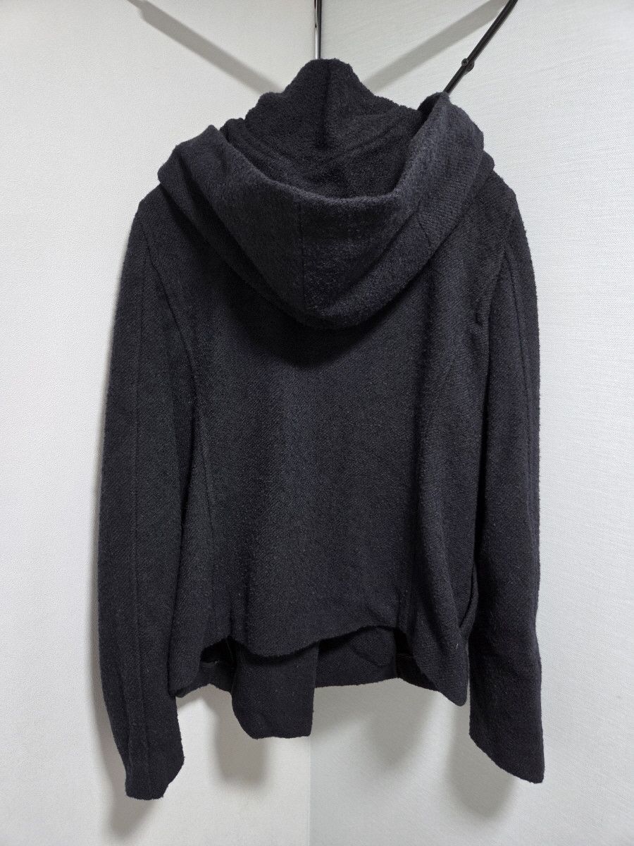 Armani Armani Jeans Bouclé Hoodie Jacket Size ONE SIZE - 6 Thumbnail