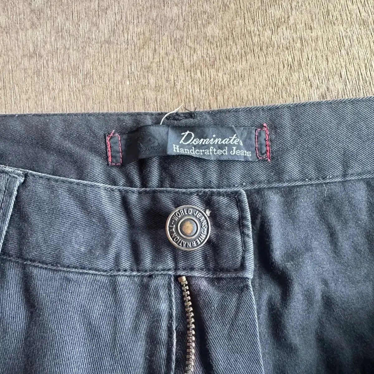 Seditionaries SICKS!! DOMINATE Jeans Double Waist Bondage Curve Leg Faded Size US 32 / EU 48 - 10 Thumbnail