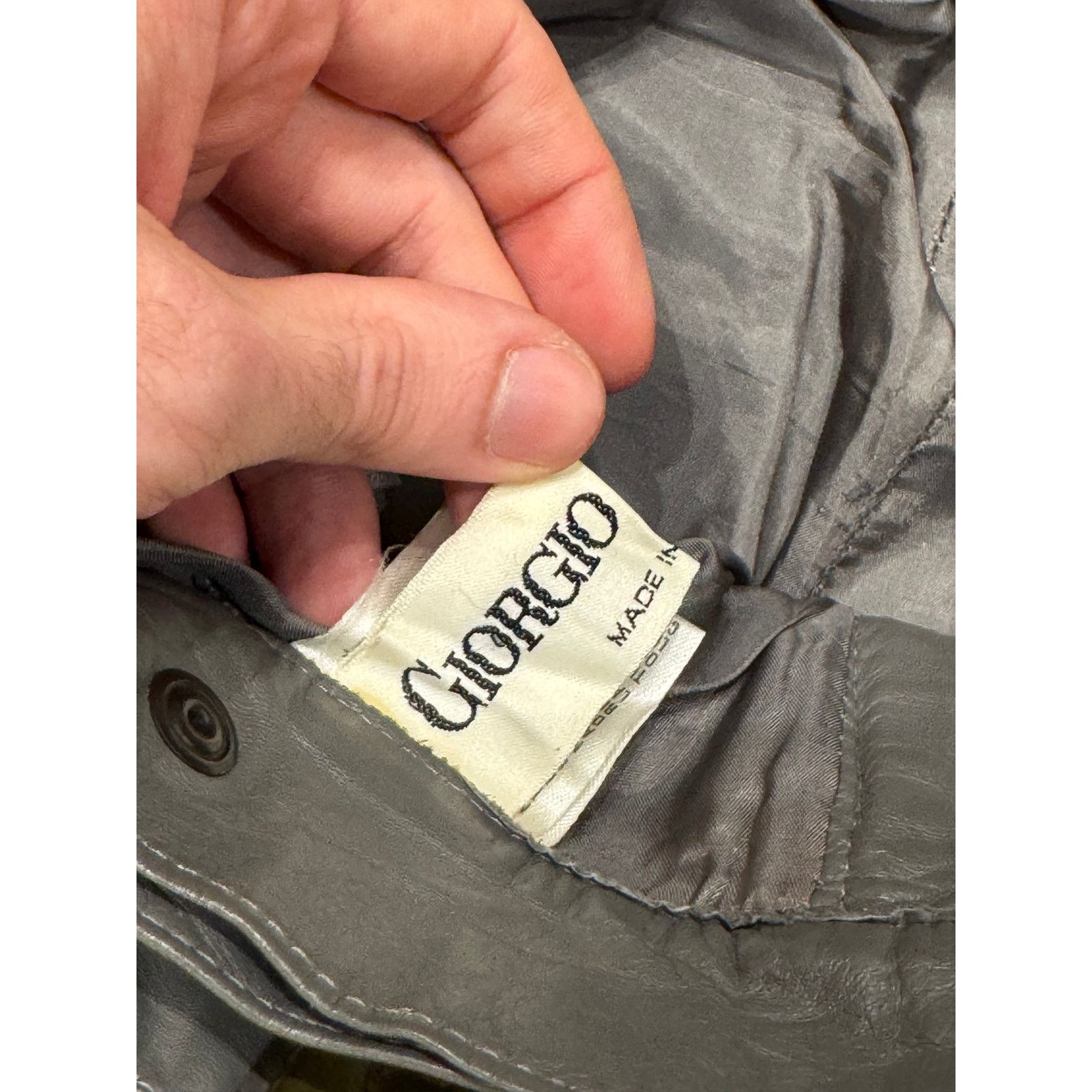 Giorgio Armani 1980s Giorgio Armani leather pants Size 27" / US 4 / IT 40 - 7 Thumbnail