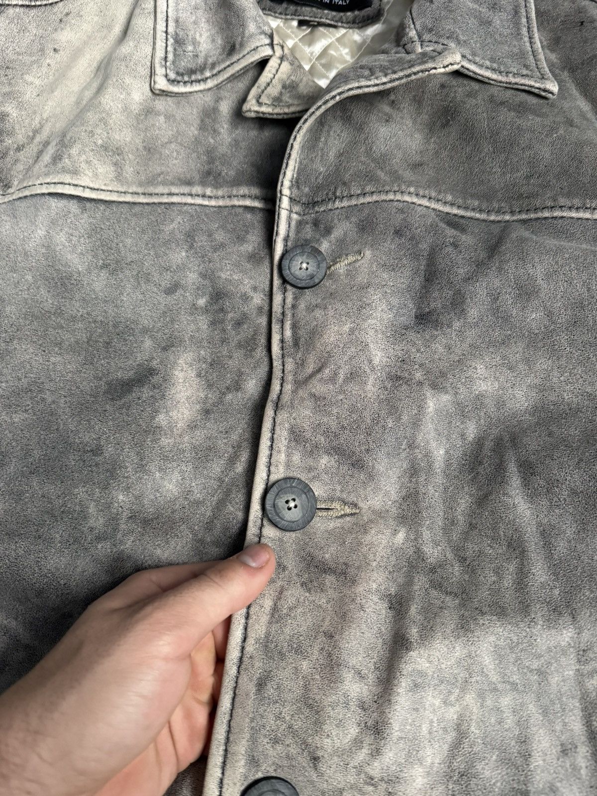 Genuine Leather × Vintage Vintage real Leather Jacket Rino & Pelle Italy Size US L / EU 52-54 / 3 - 5 Thumbnail