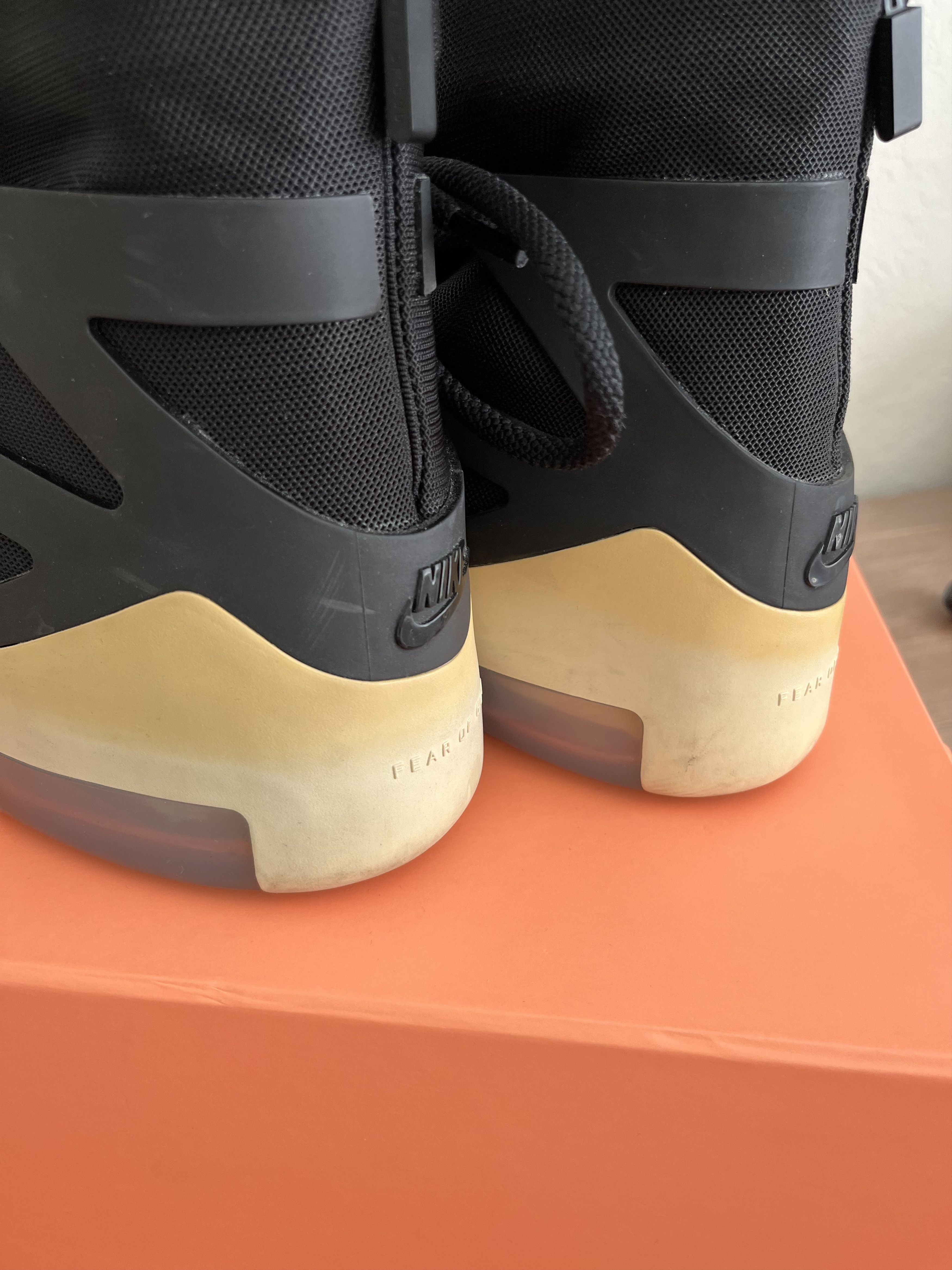 Fear of God × Nike Nike Air Fear of God 1 ‘Black’ Size US 7.5 / EU 40-41 - 9 Thumbnail